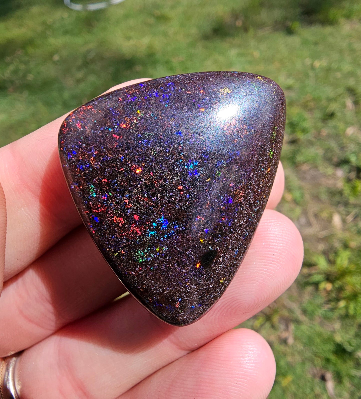 Awesome Fairy Opal with Purple Blue & Red 63cts!!