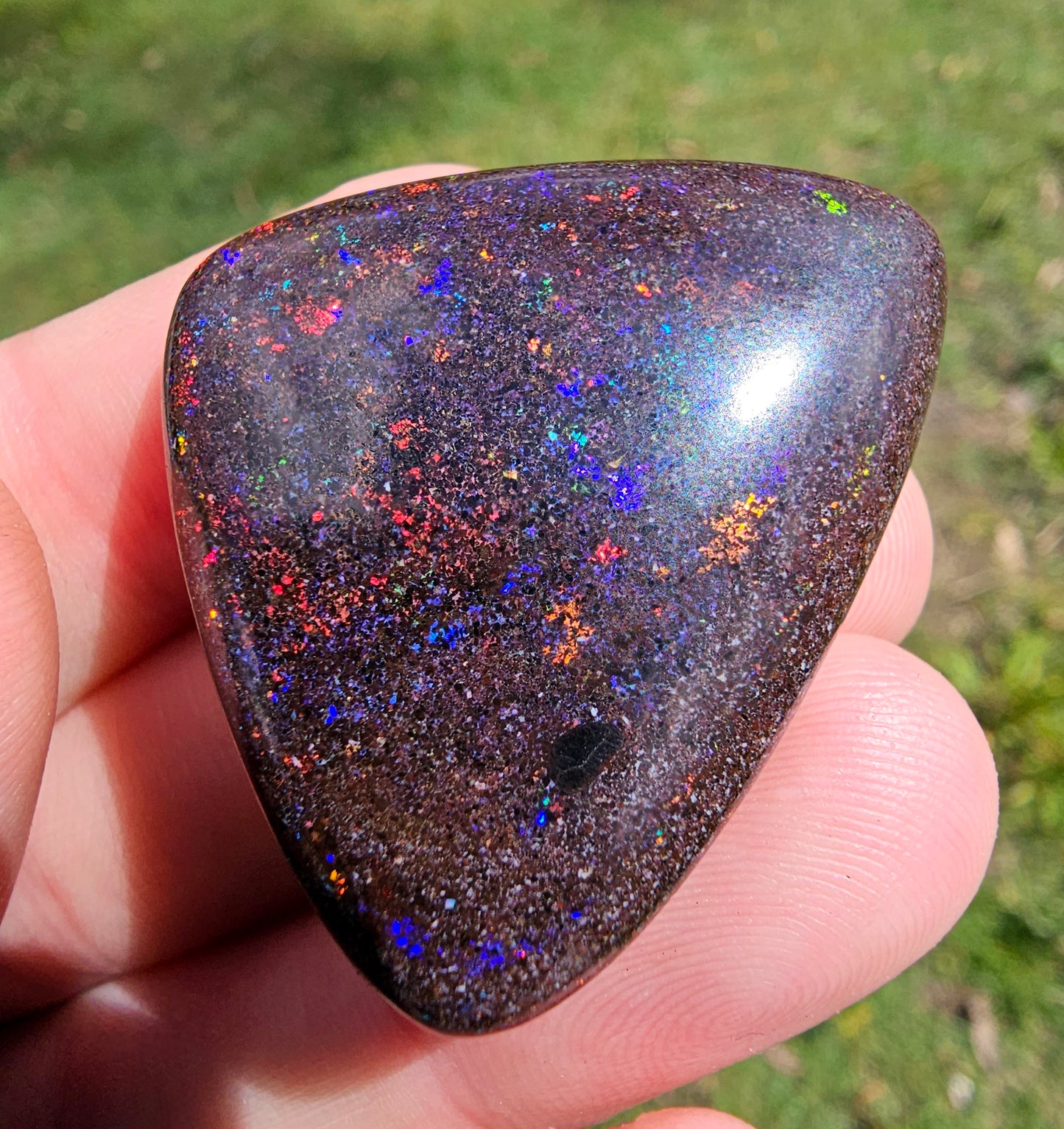 Awesome Fairy Opal with Purple Blue & Red 63cts!!