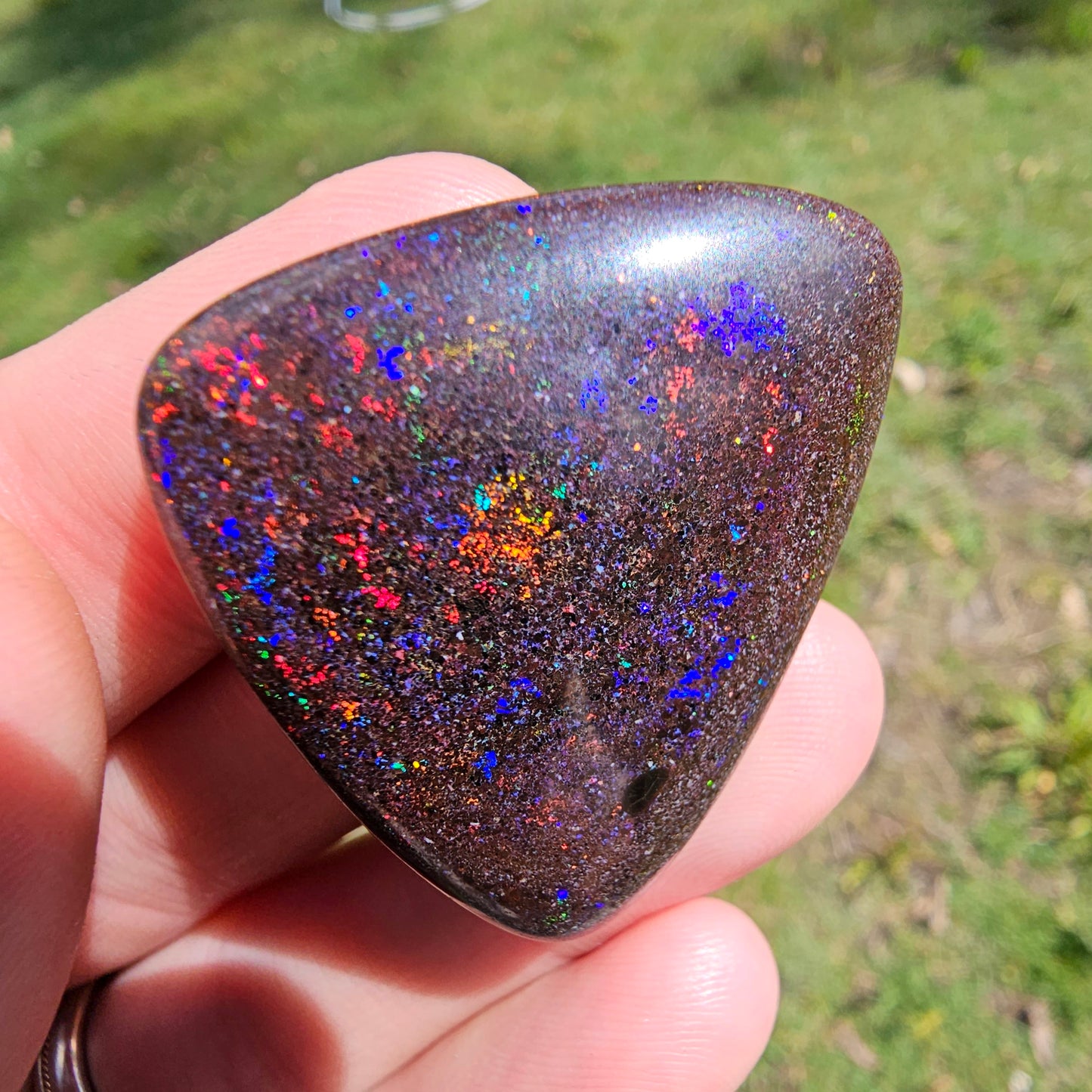 Awesome Fairy Opal with Purple Blue & Red 63cts!!