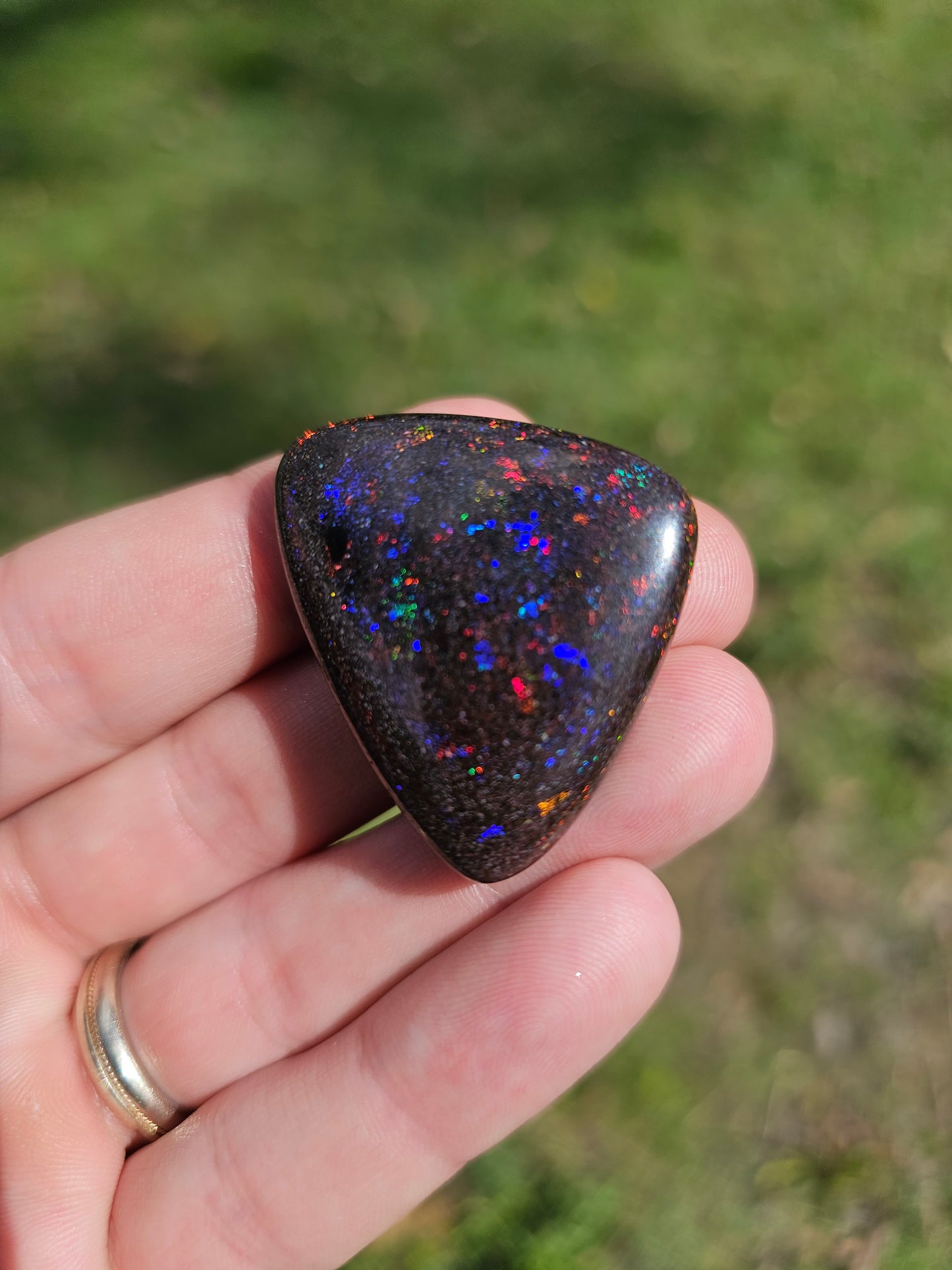 Awesome Fairy Opal with Purple Blue & Red 63cts!!