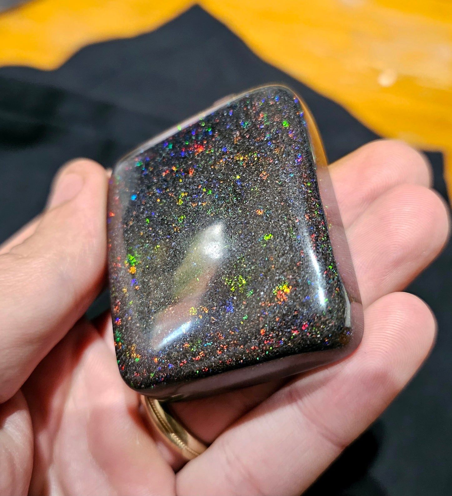 Quality Australian Fairy Opal - 403cts! High Grade Opal with Beautiful Pinfire- Looks like a Galaxy!