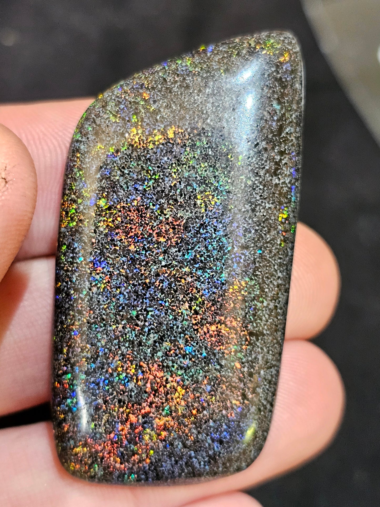 Quality Polished Fairy Opal with Nice Flashes of Colour - 72cts! (ON68)