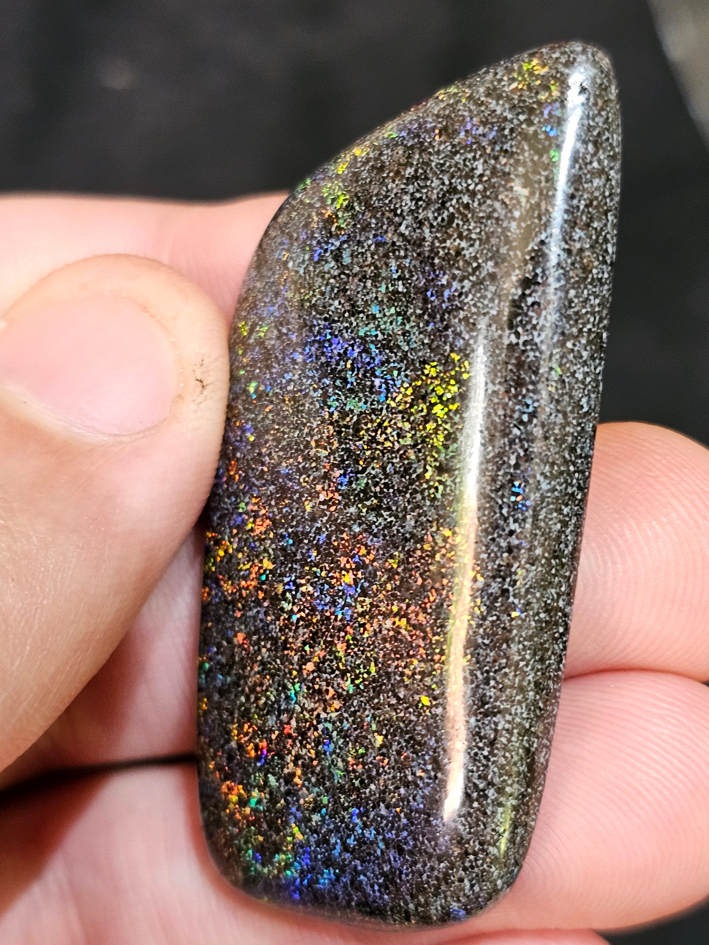 Quality Polished Fairy Opal with Nice Flashes of Colour - 72cts! (ON68)