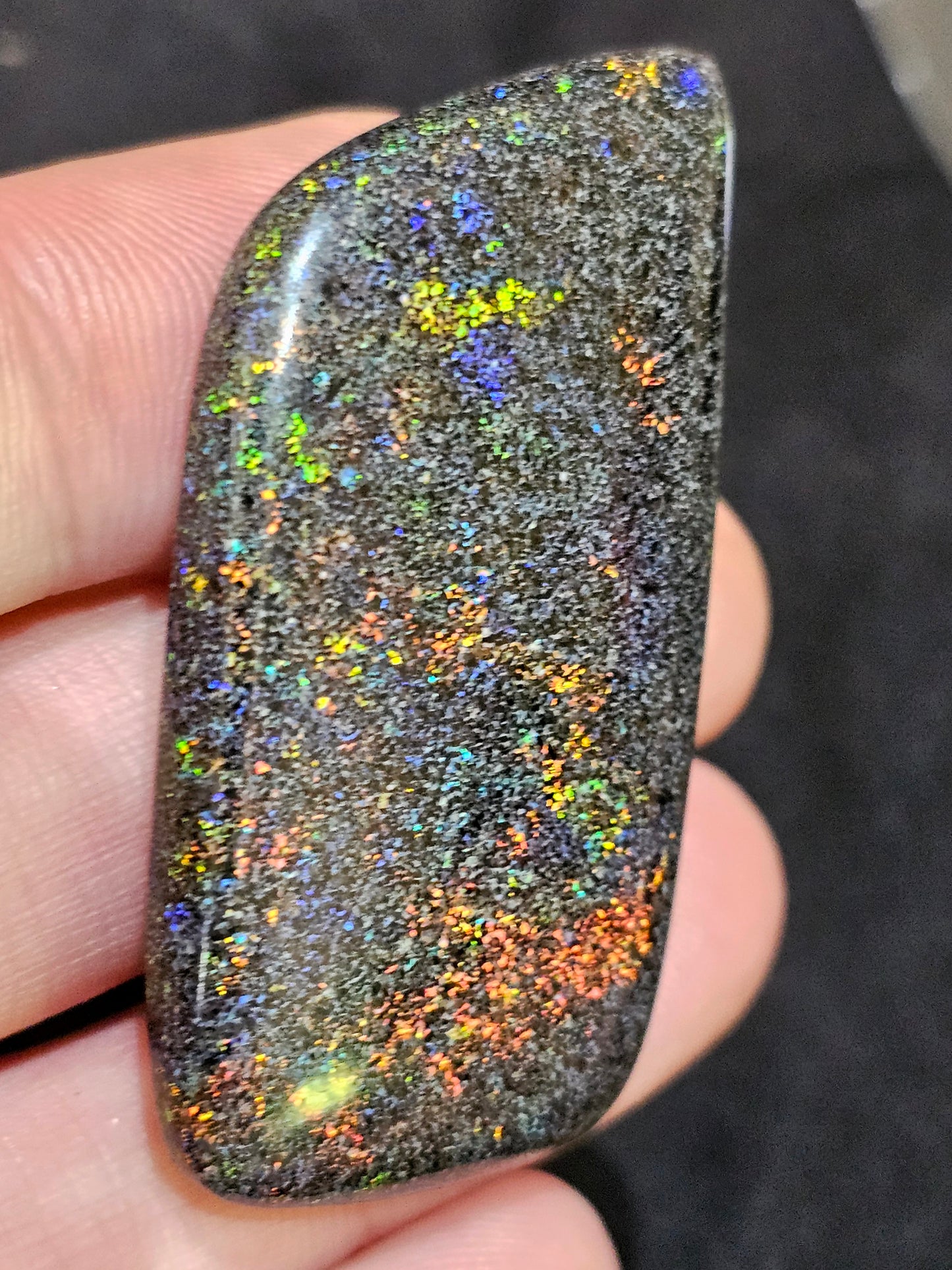 Quality Polished Fairy Opal with Nice Flashes of Colour - 72cts! (ON68)