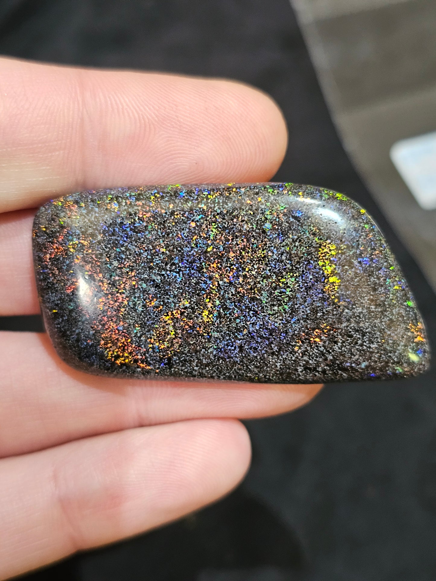 Quality Polished Fairy Opal with Nice Flashes of Colour - 72cts! (ON68)