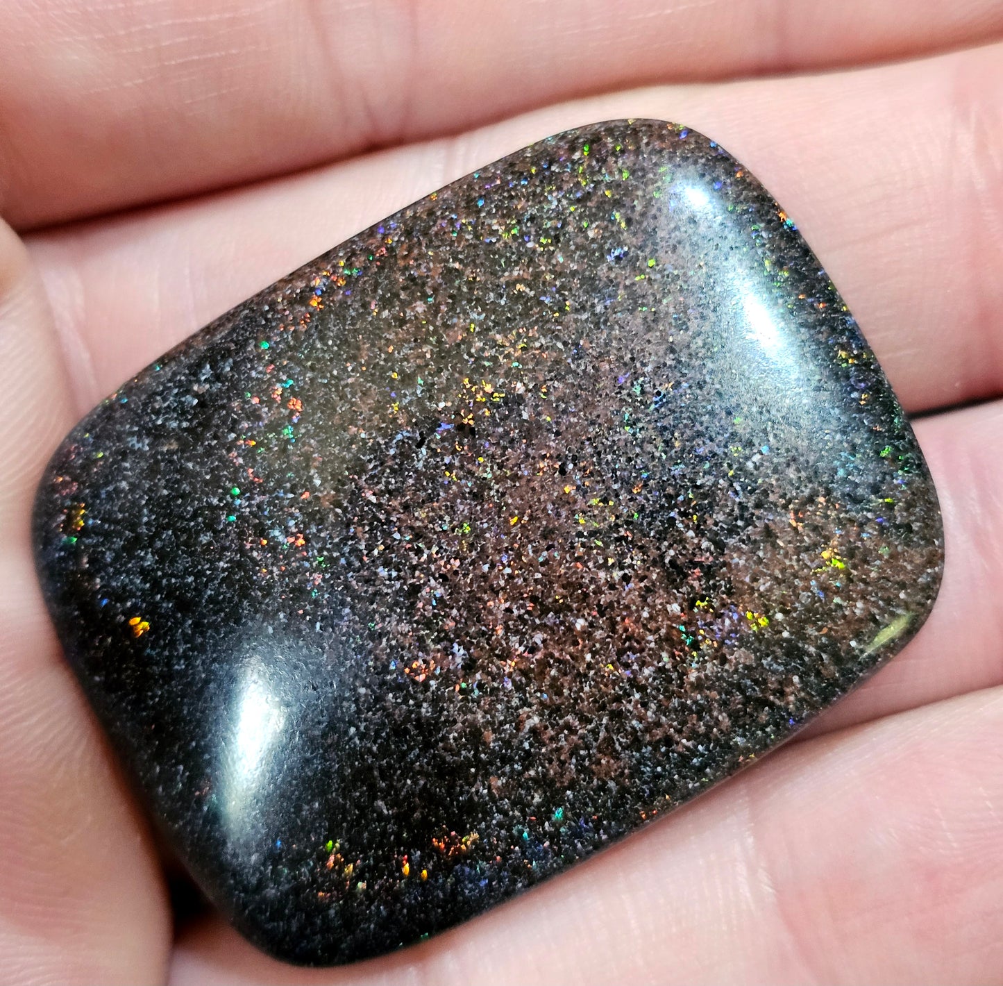 Quality Polished Fairy Opal with Nice Pinfire 54cts!