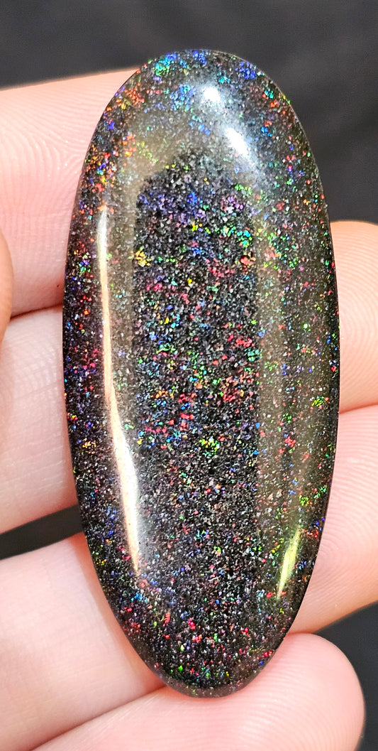 Quality Polished Fairy Opal with a Galaxy Styled Pinfire of Colour - 36cts (on71)