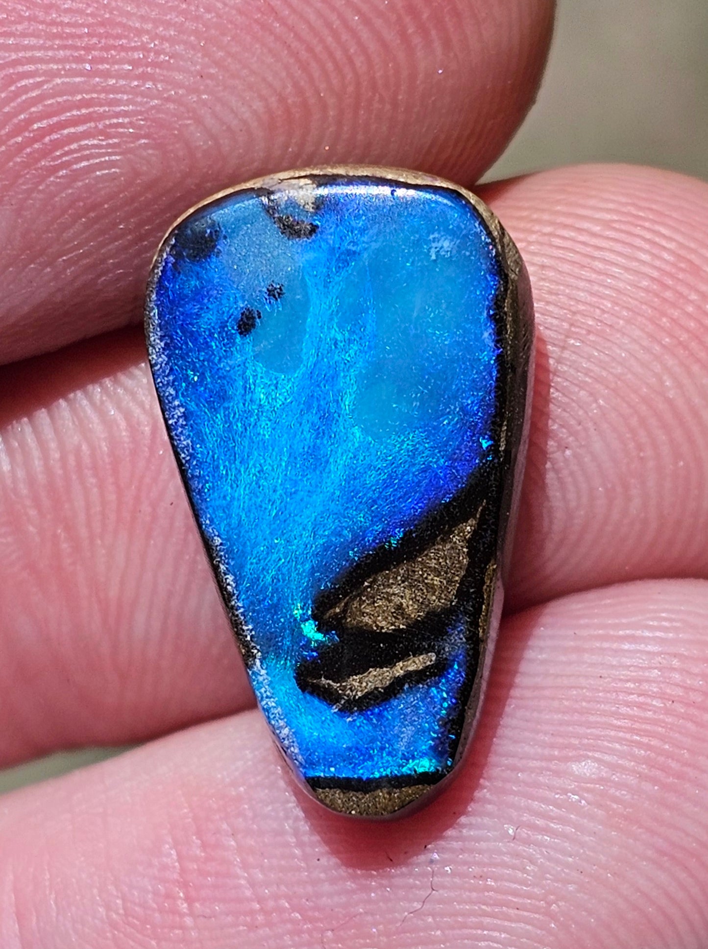 Beautiful Blue Crystal Boulder Opal from Queensland, Australia! 10cts