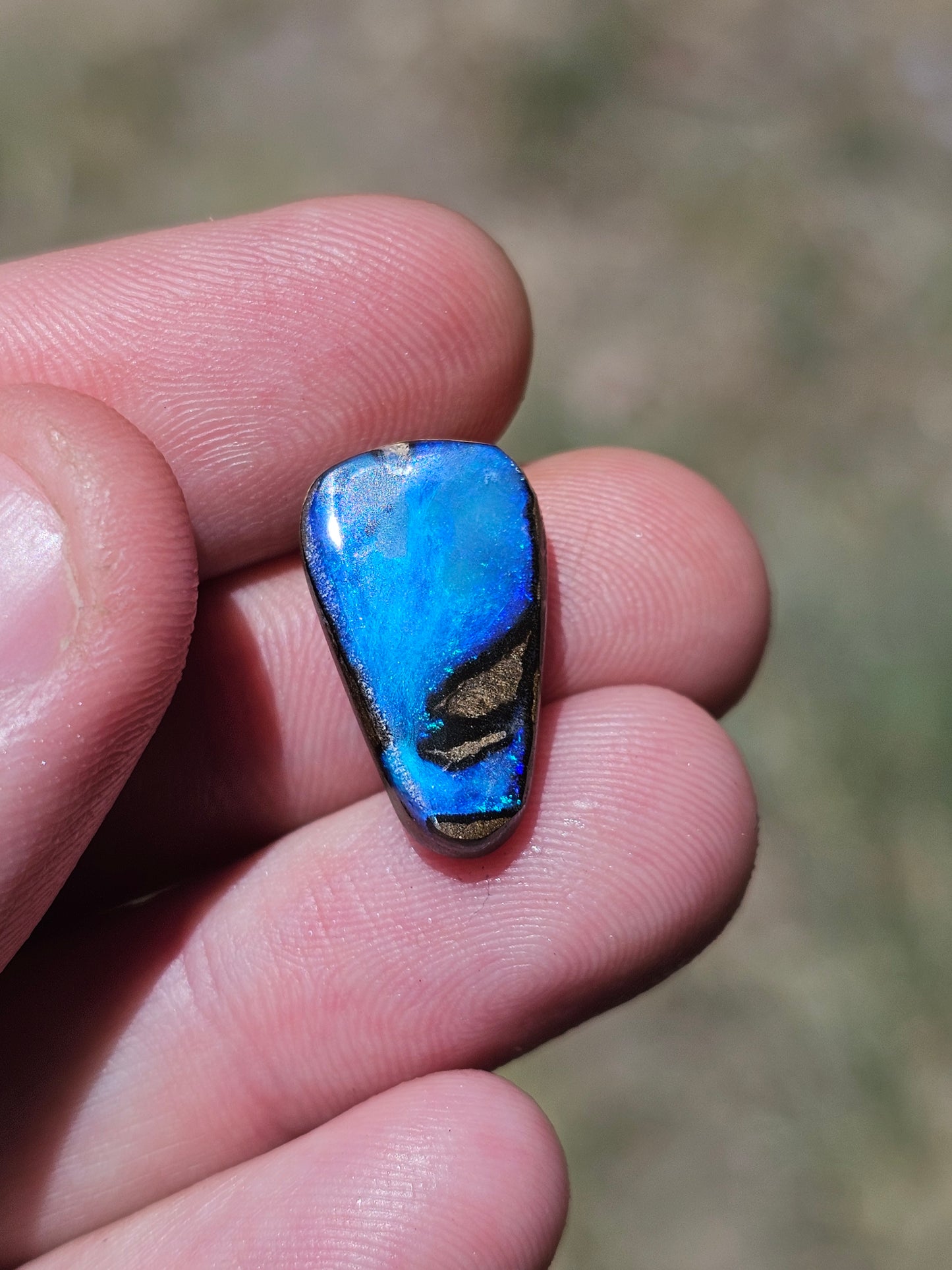 Beautiful Blue Crystal Boulder Opal from Queensland, Australia! 10cts