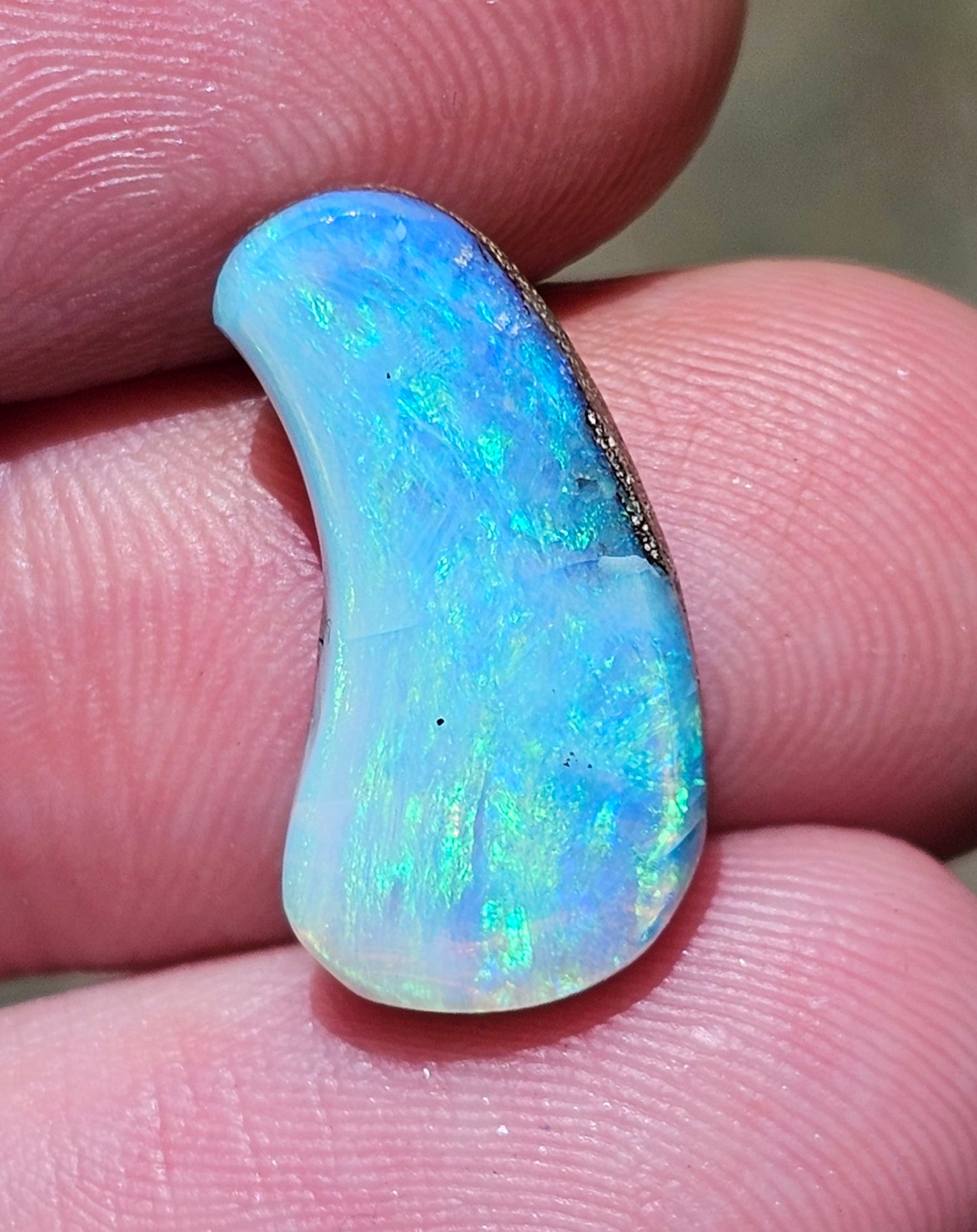 Beautiful but Flawed Boulder Opal! 8cts!