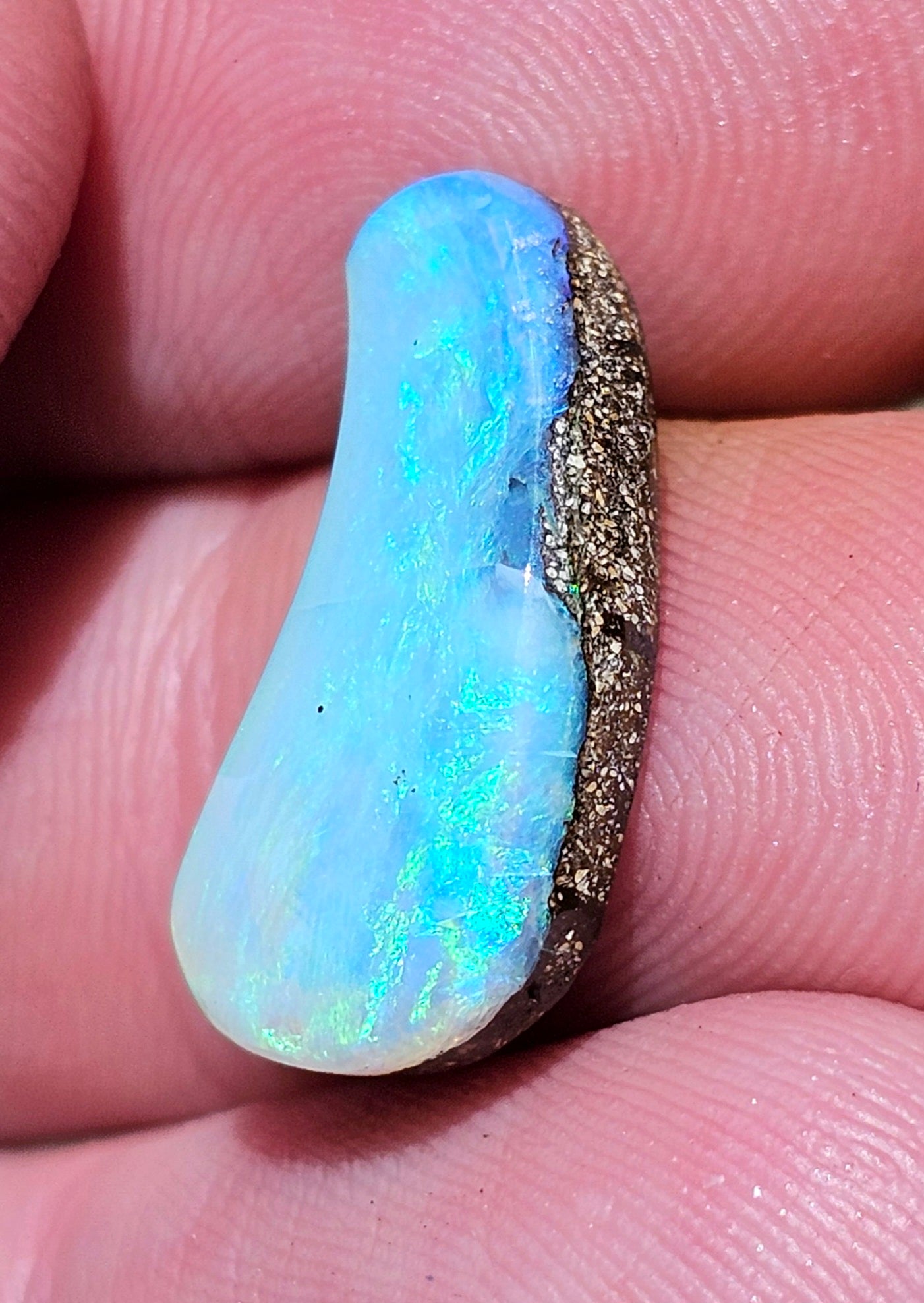 Beautiful but Flawed Boulder Opal! 8cts!