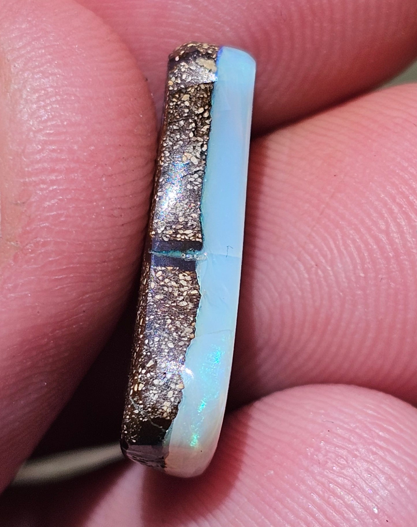 Beautiful but Flawed Boulder Opal! 8cts!