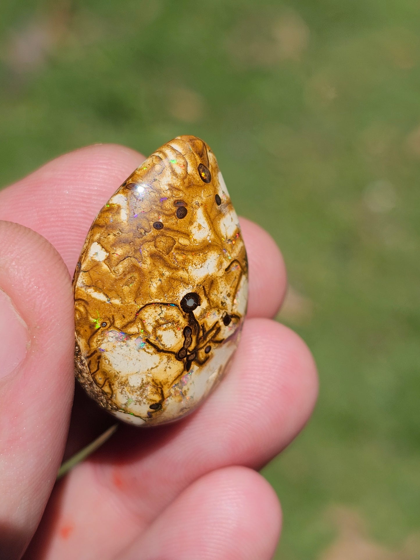 Unique Pattern Boulder Opal! 36cts