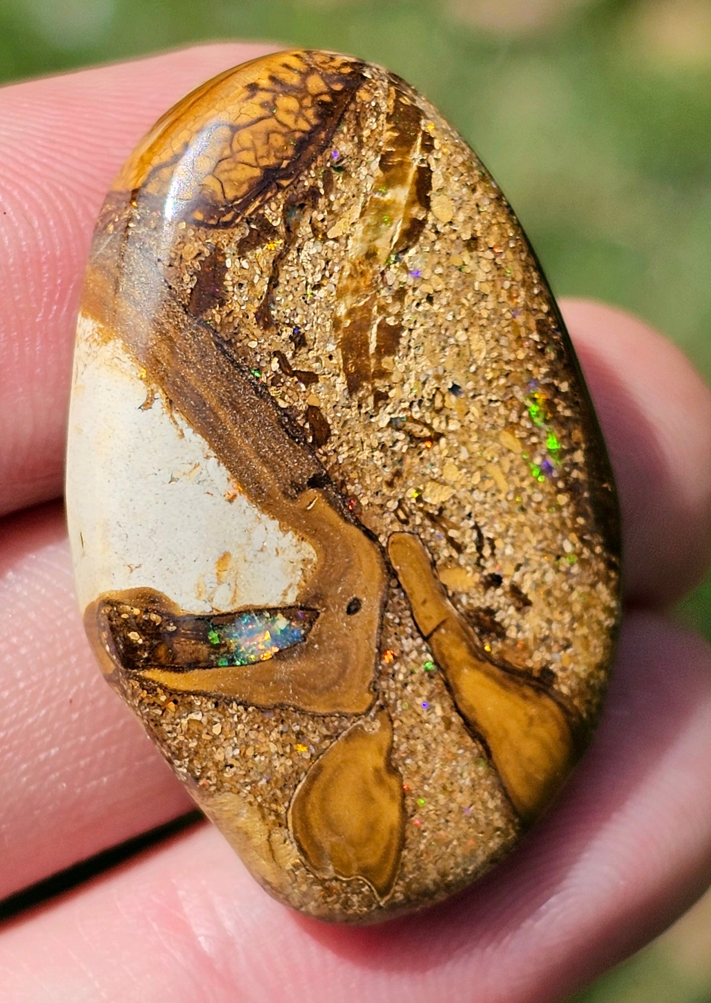 Boulder Opal with a Great Natural Pattern! 48cts!