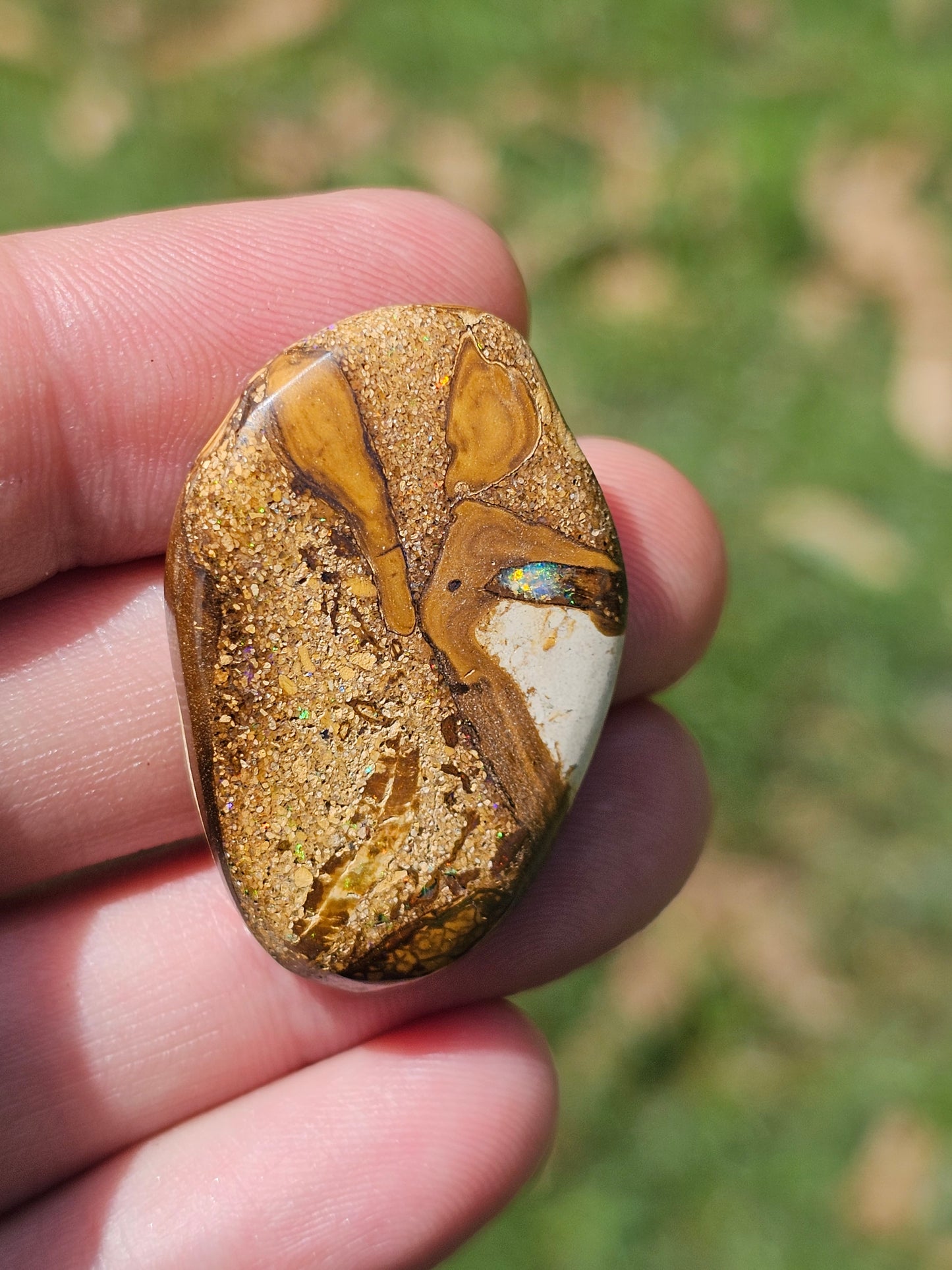 Boulder Opal with a Great Natural Pattern! 48cts!