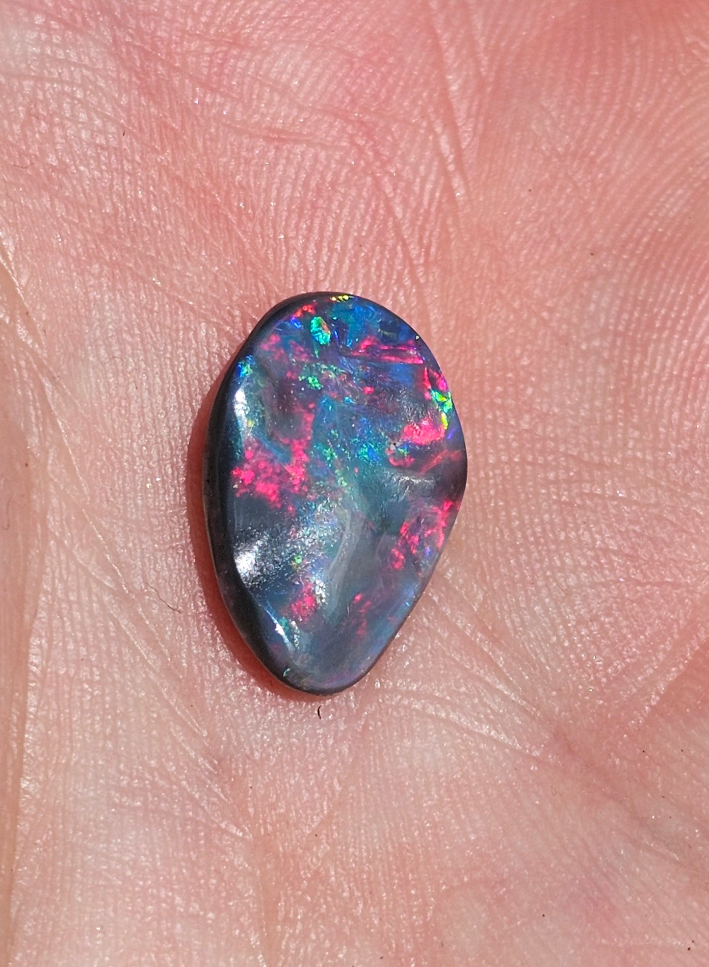 Beautiful Lightning Ridge Solid Black Opal! 2.80cts (JP1)