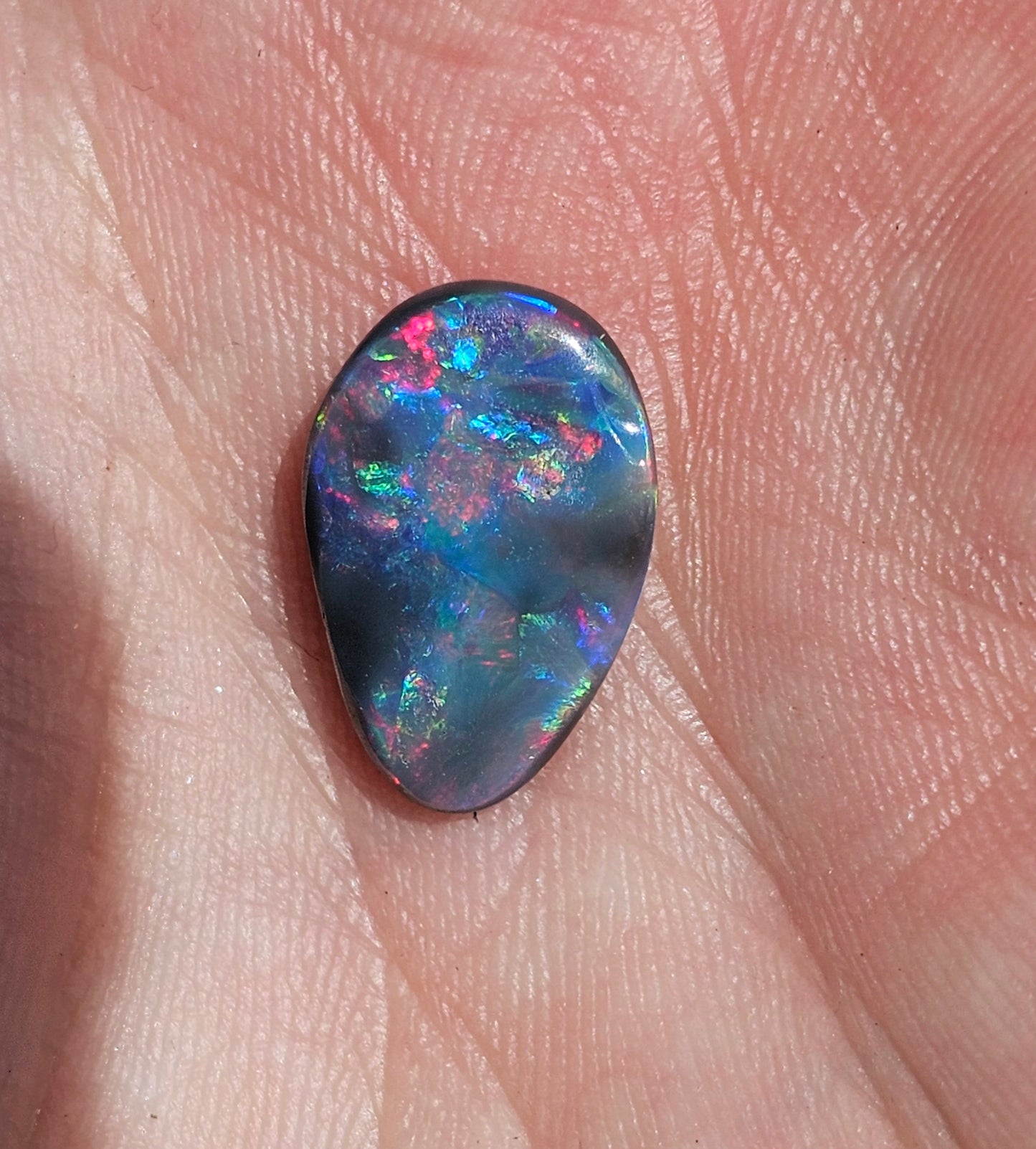 Beautiful Lightning Ridge Solid Black Opal! 2.80cts (JP1)