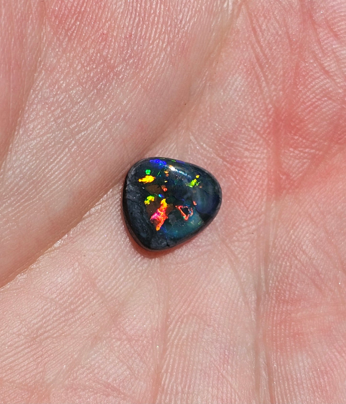 Brilliant Lightning Ridge Solid Black Opal! 2.55cts (JP3)