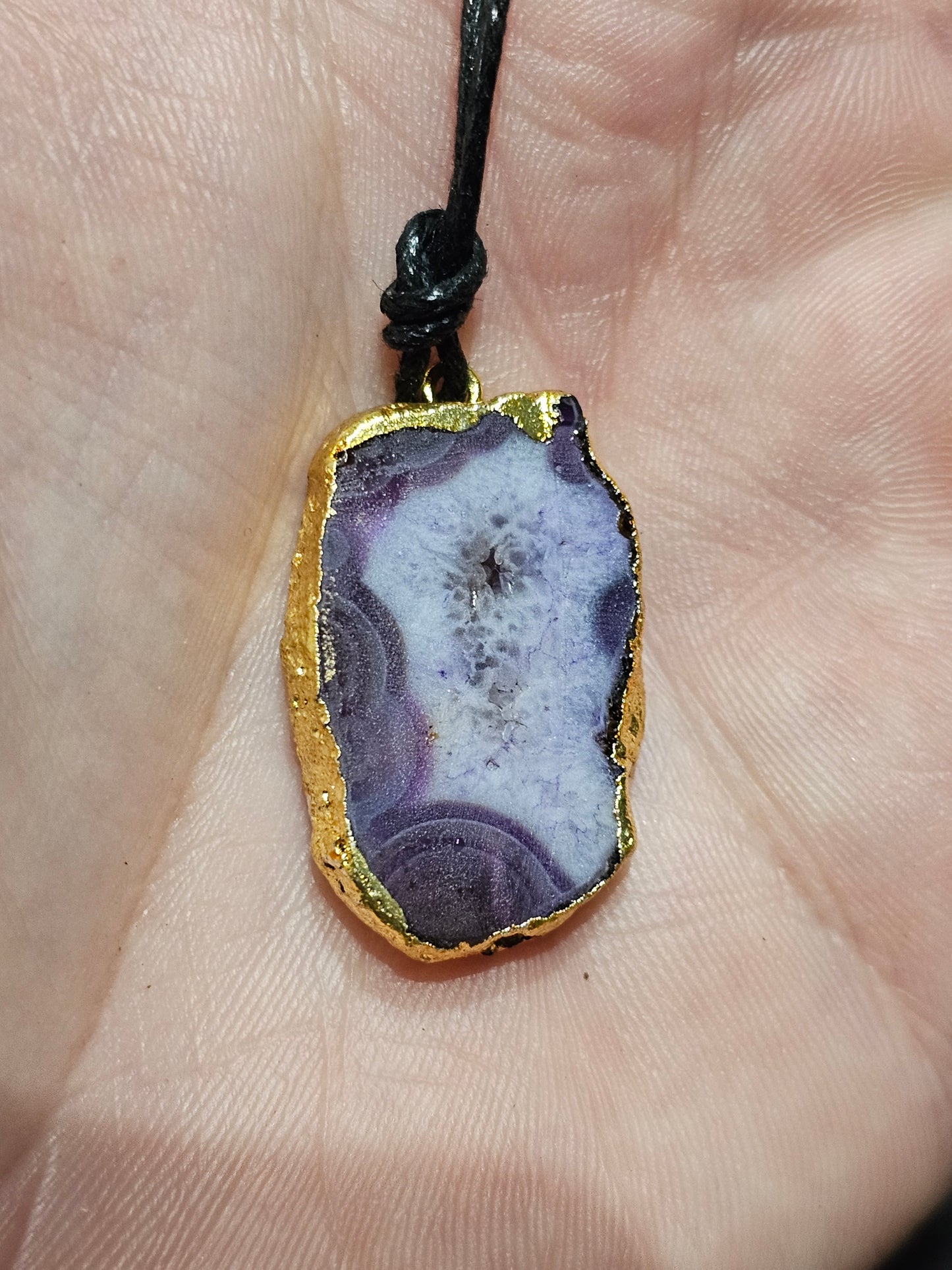 Awesome Opal Chip Agate Pendant! ( J12)