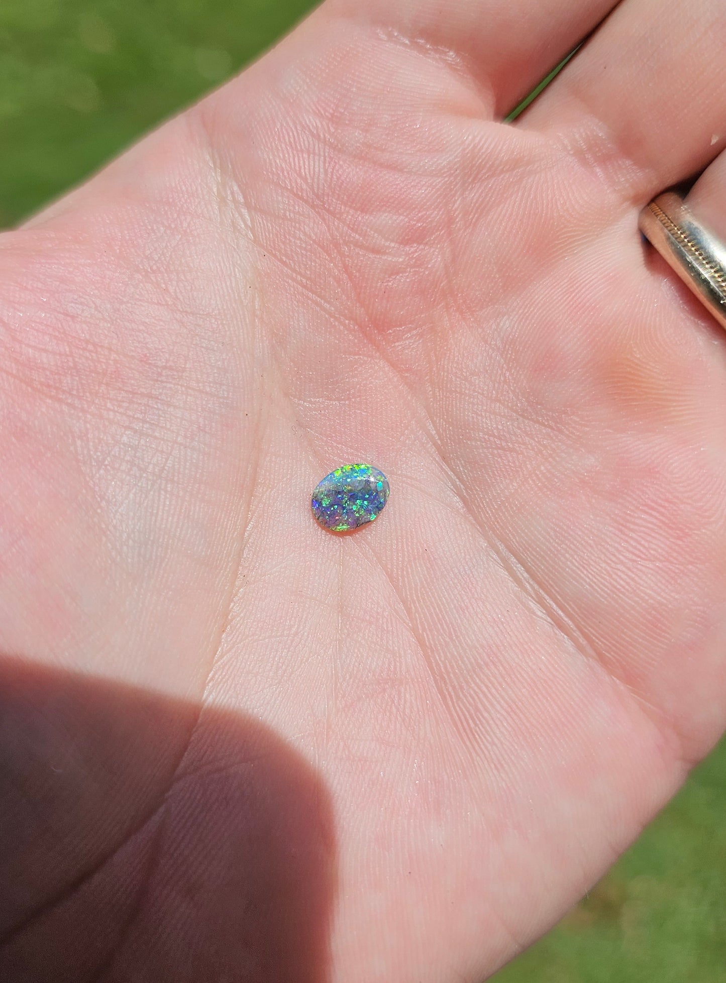 Vivid Lightning Ridge Solid Opal! 0.75cts (LR26)