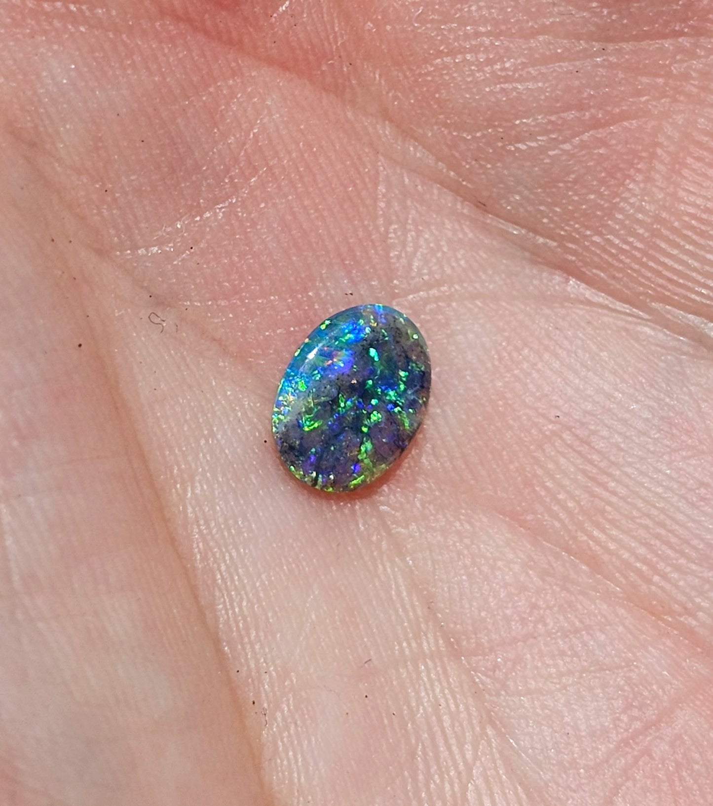 Vivid Lightning Ridge Solid Opal! 0.75cts (LR26)