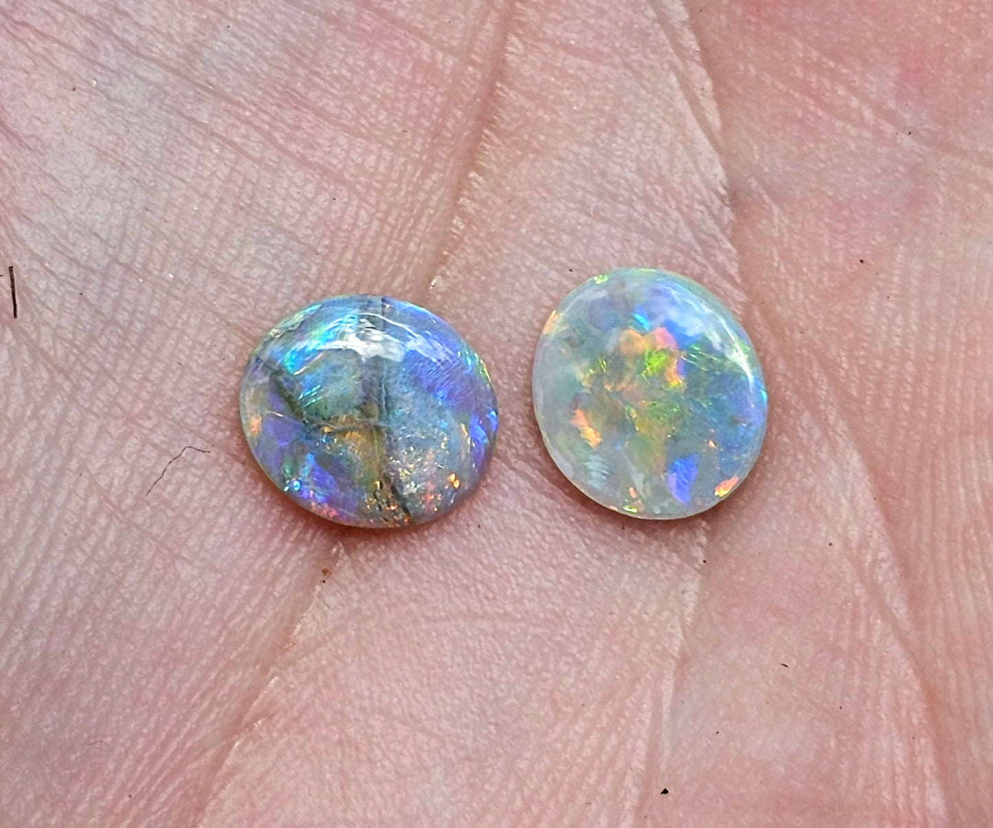 Brilliant Pair of Lightning Ridge Solid Opal! 2.60cts (LR7)