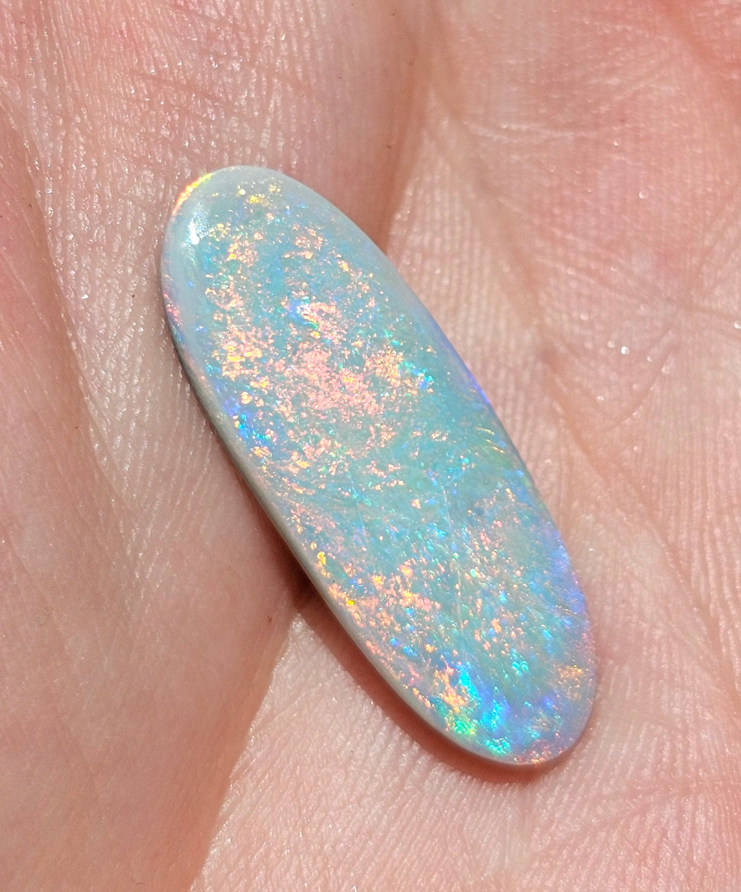 Large Vivid Lightning Ridge Solid Opal! 6cts! (LR8)