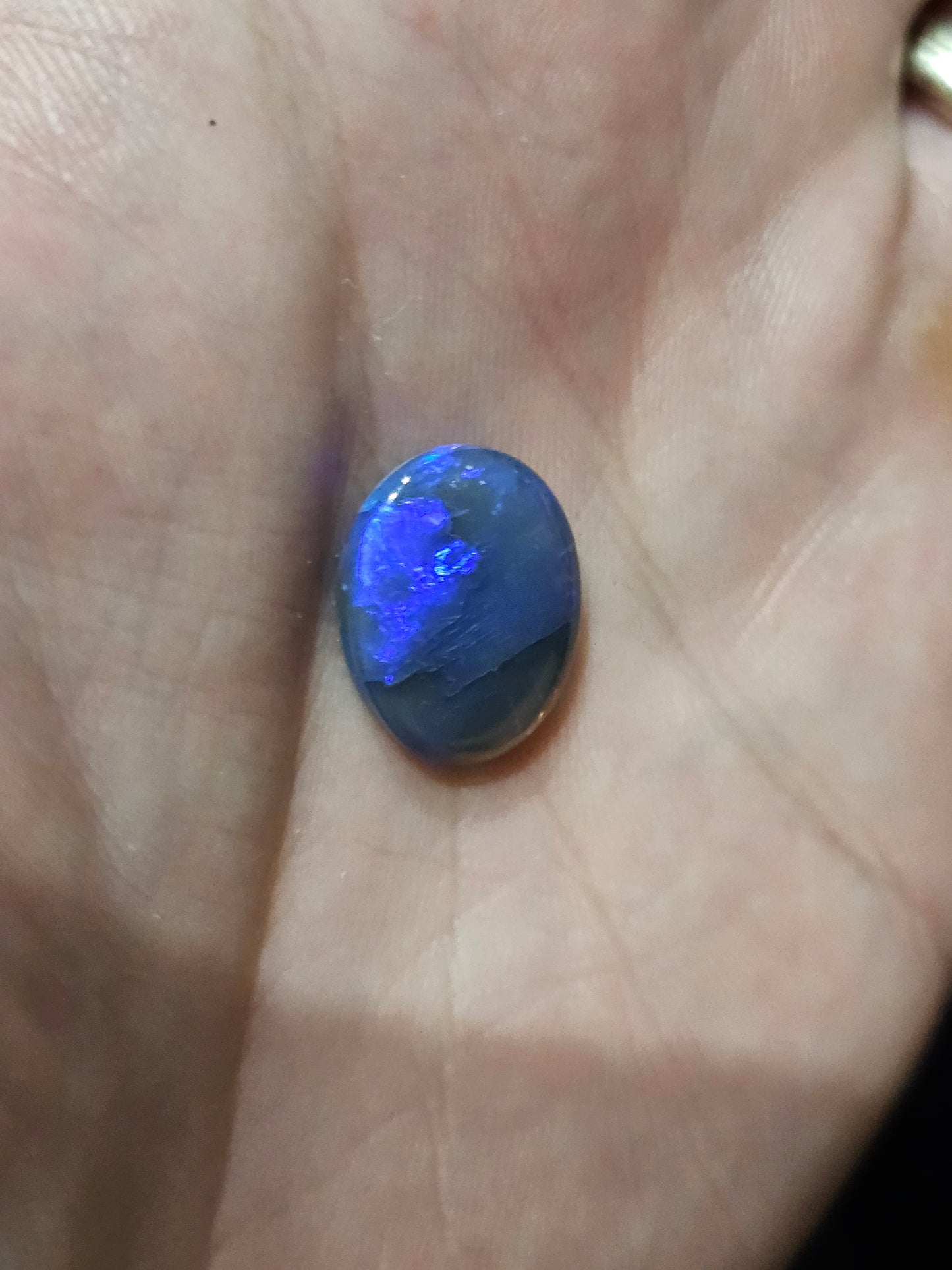 Beautiful Blue Lightning Ridge Solid Opal! 6cts! (LR25)