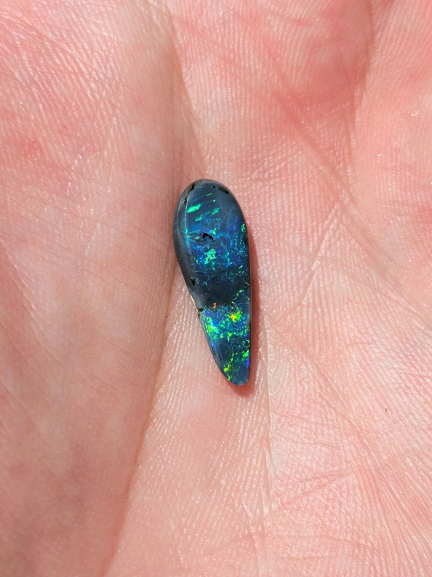 Surperb Lightning Ridge Solid Black Opal! 2.7cts (JP7)