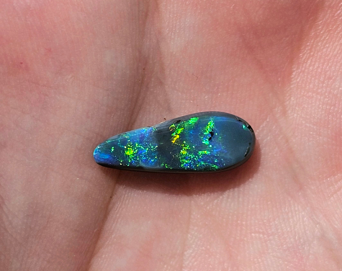 Surperb Lightning Ridge Solid Black Opal! 2.7cts (JP7)