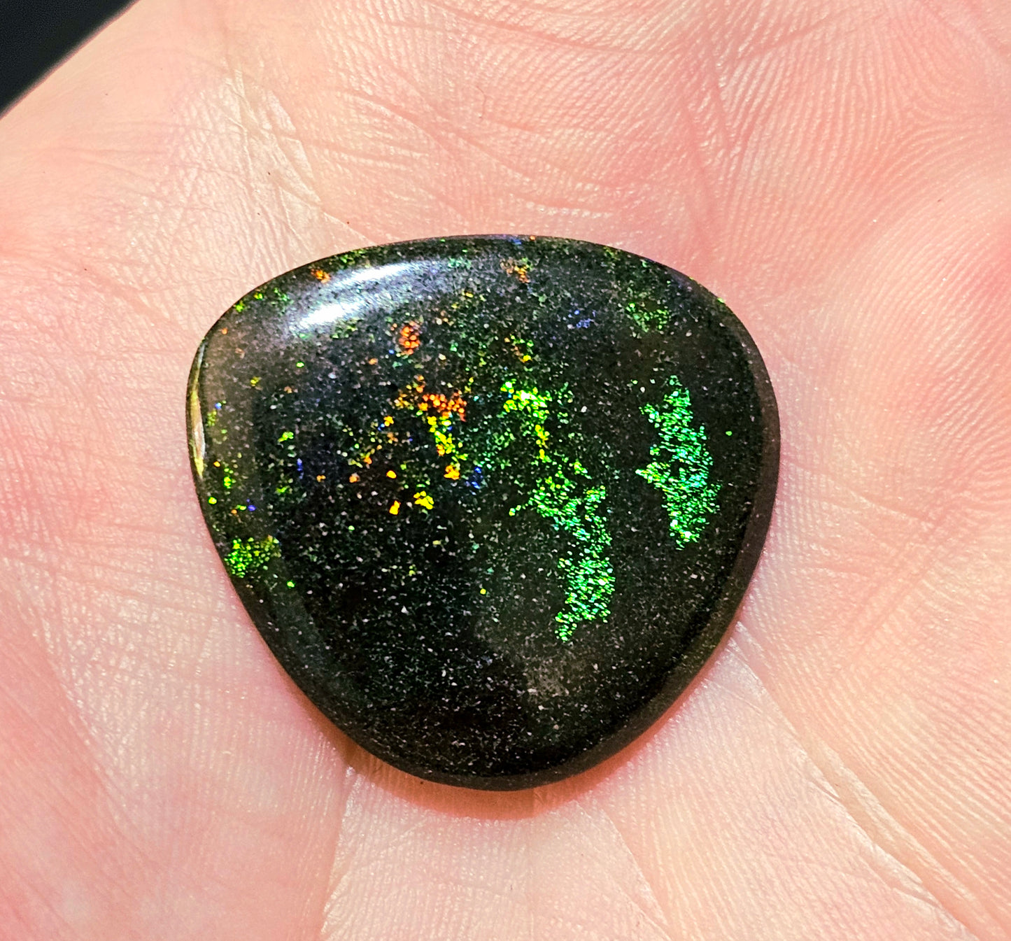 Awesome Green + Red Quality Boulder Opal 5cts (F38)