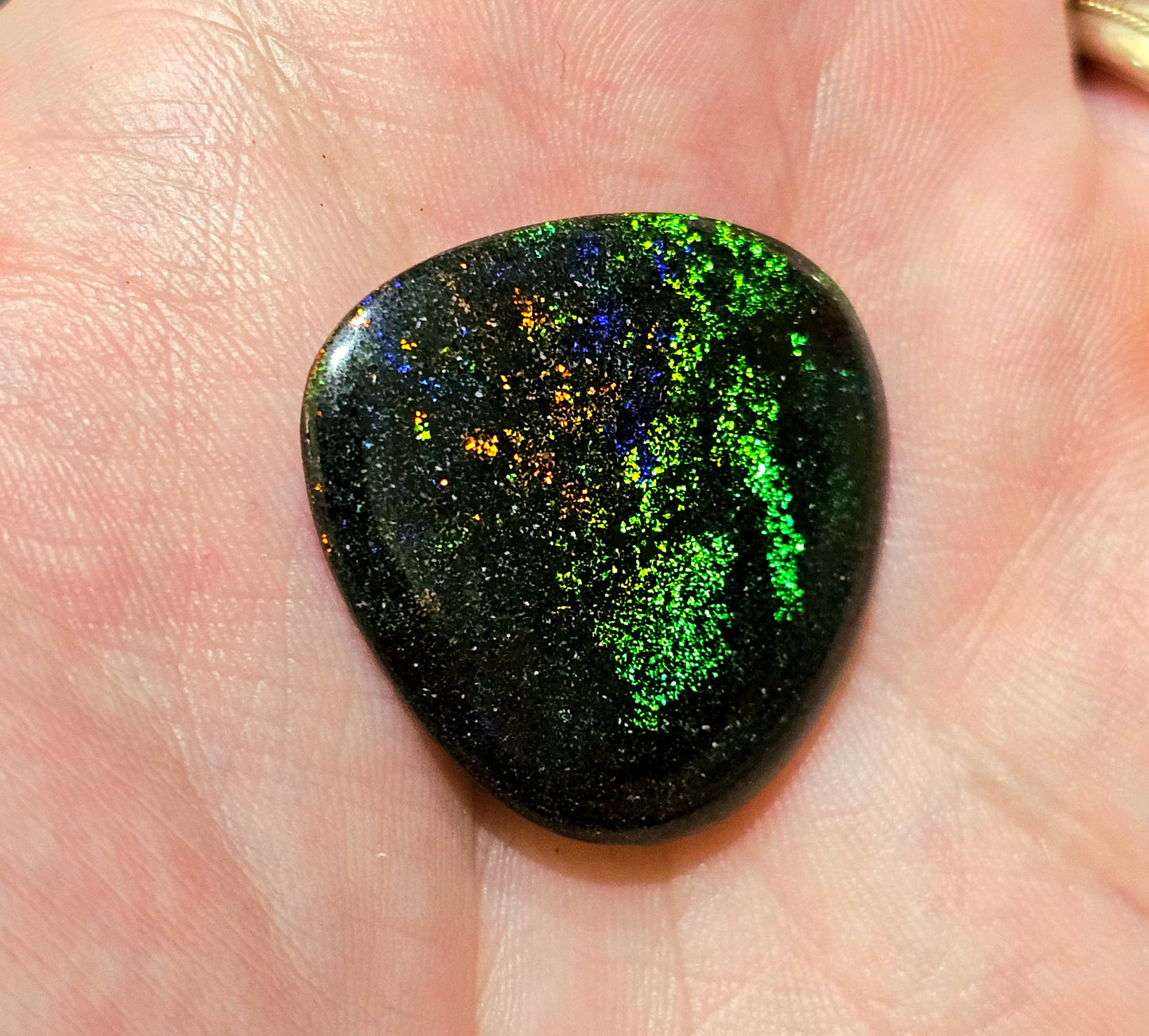 Awesome Green + Red Quality Boulder Opal 5cts (F38)