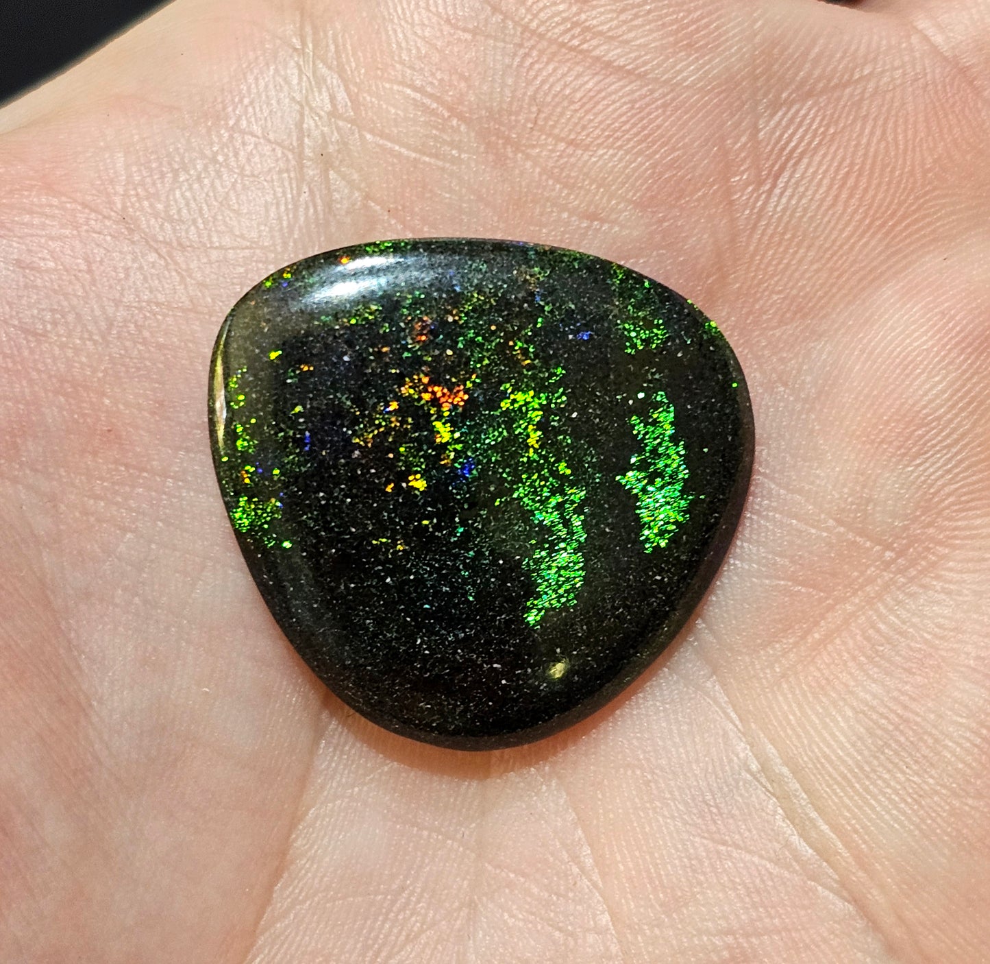 Awesome Green + Red Quality Boulder Opal 5cts (F38)