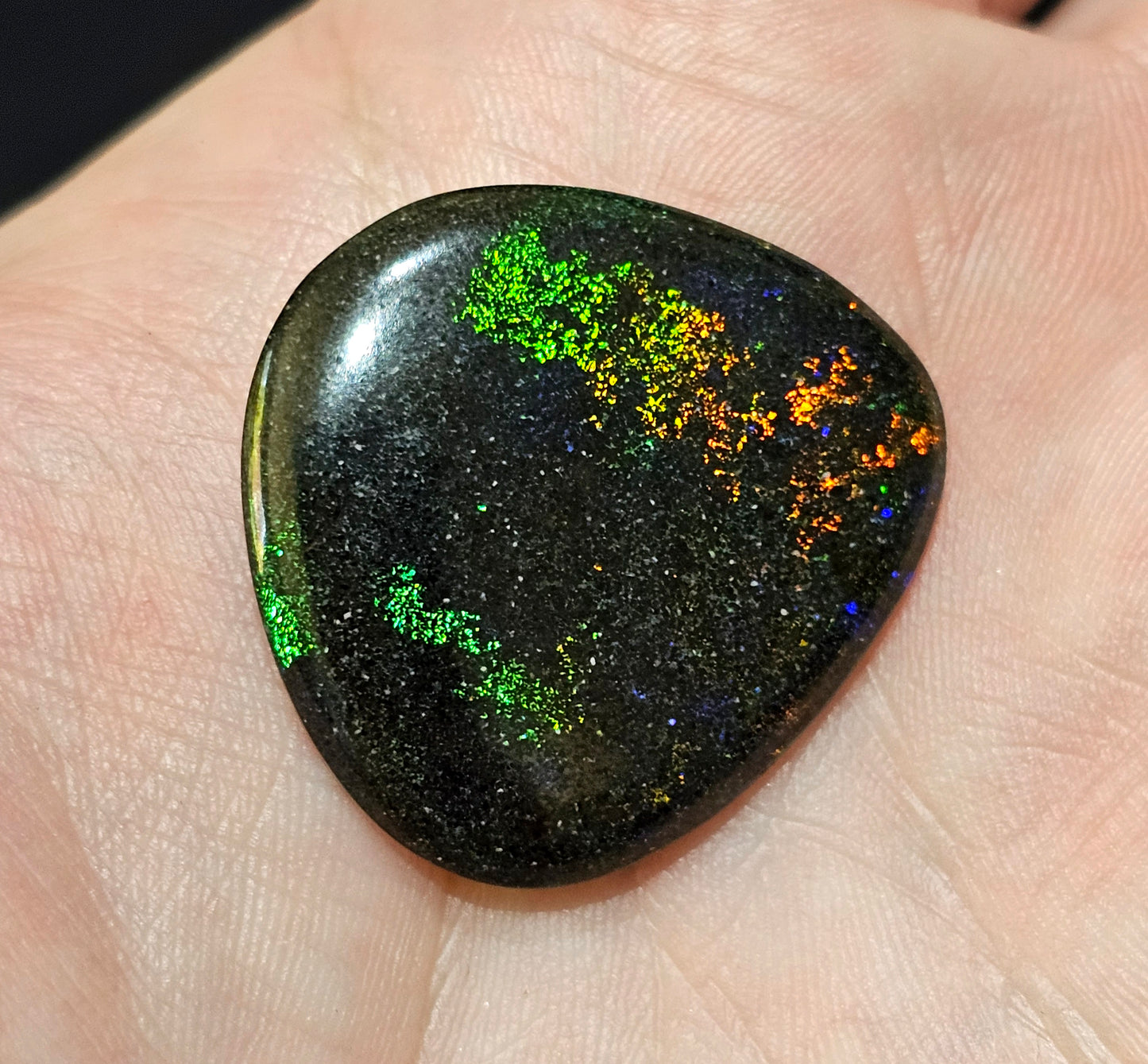 Awesome Green + Red Quality Boulder Opal 5cts (F38)