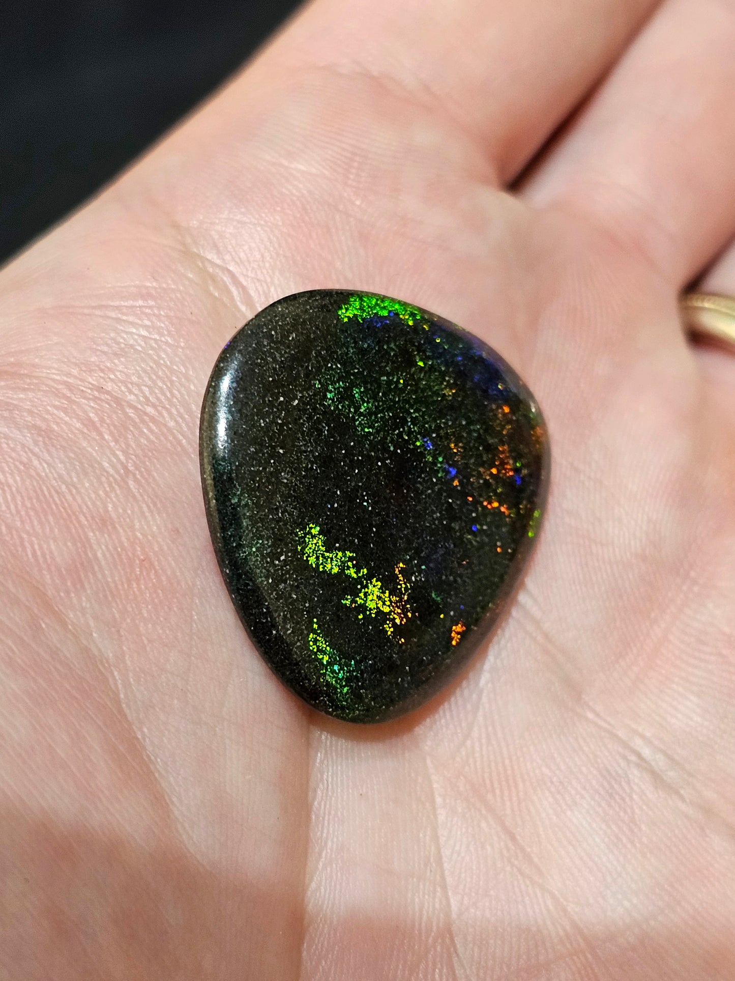 Awesome Green + Red Quality Boulder Opal 5cts (F38)