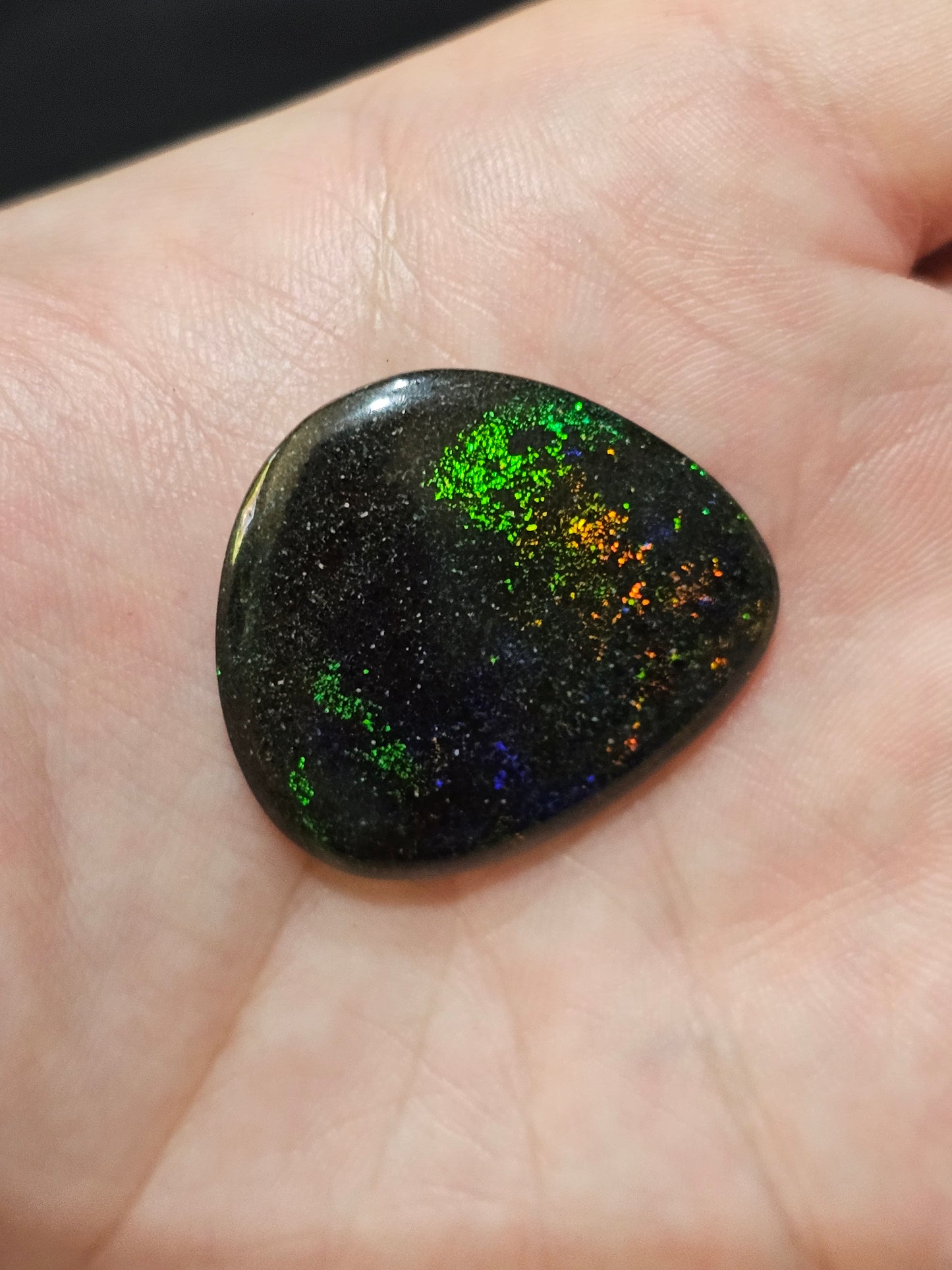 Awesome Green + Red Quality Boulder Opal 5cts (F38)