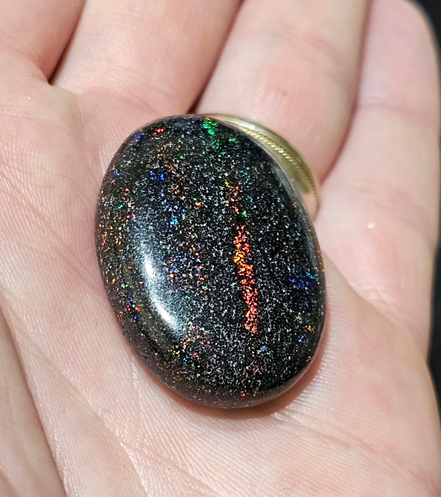 Rainy Red Quality Boulder Opal 53cts (F9)