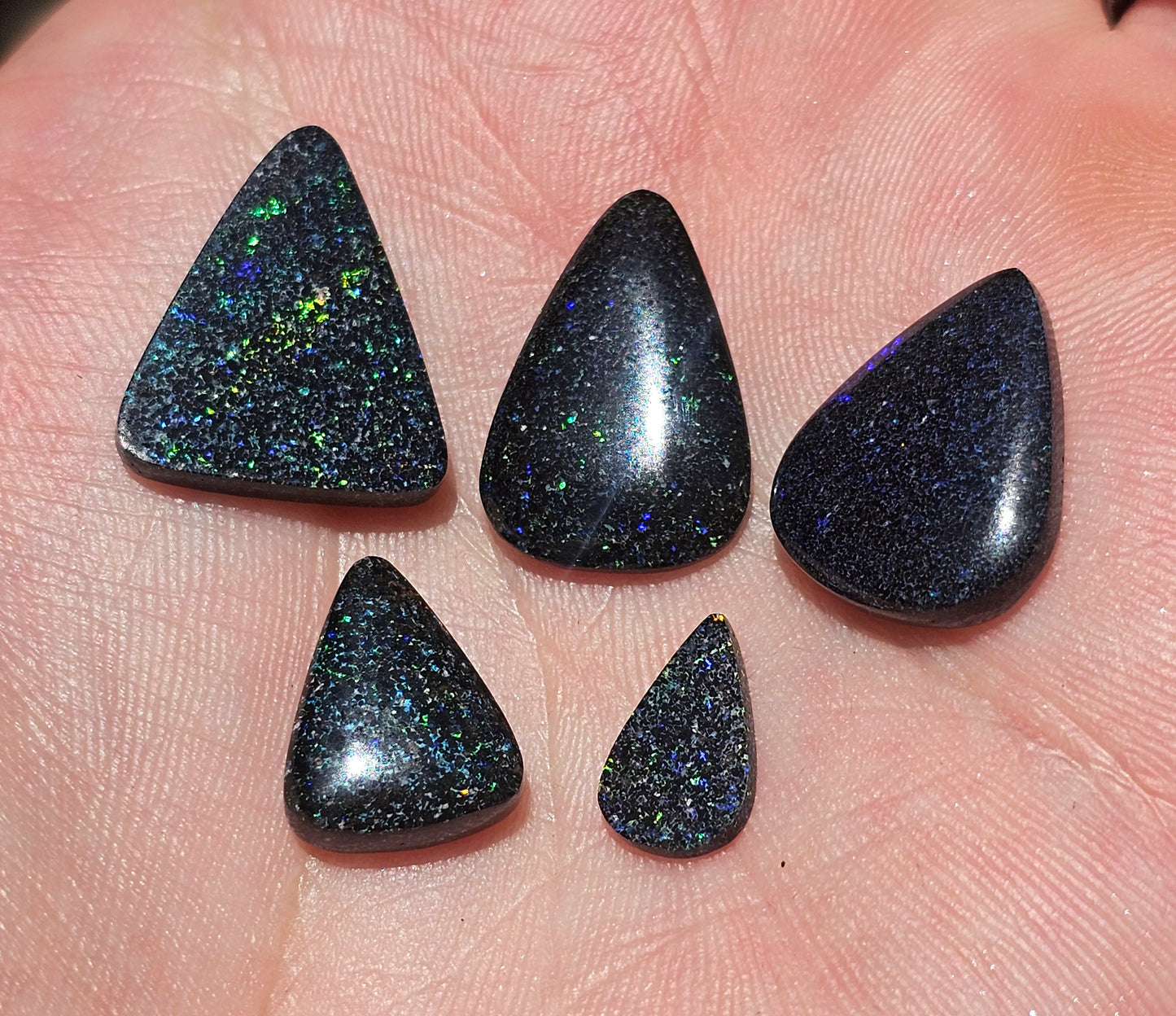 5 x Quality Fairy Boulder Opal 16cts Parcel (QF6)