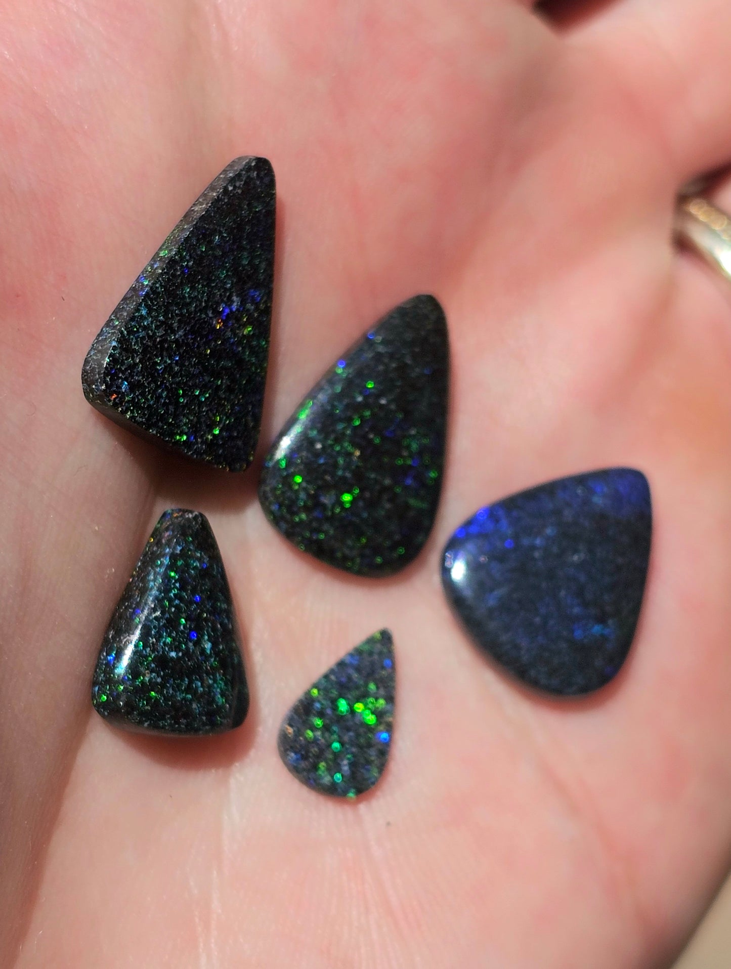 5 x Quality Fairy Boulder Opal 16cts Parcel (QF6)