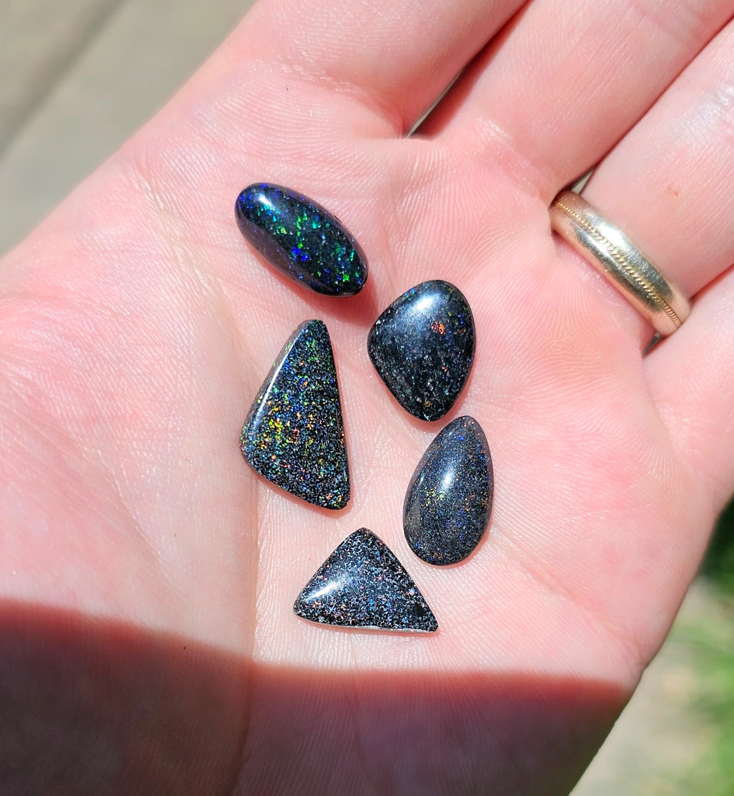 5 x Quality Fairy Boulder Opal 20cts Parcel (QF7)