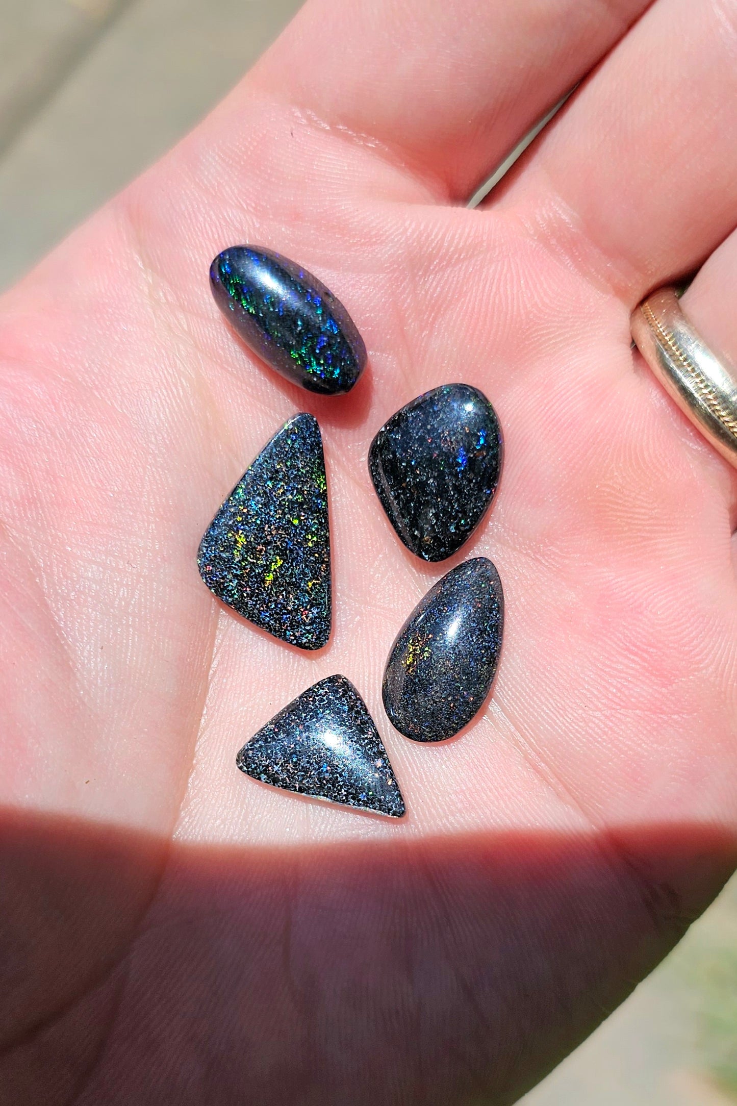 5 x Quality Fairy Boulder Opal 20cts Parcel (QF7)