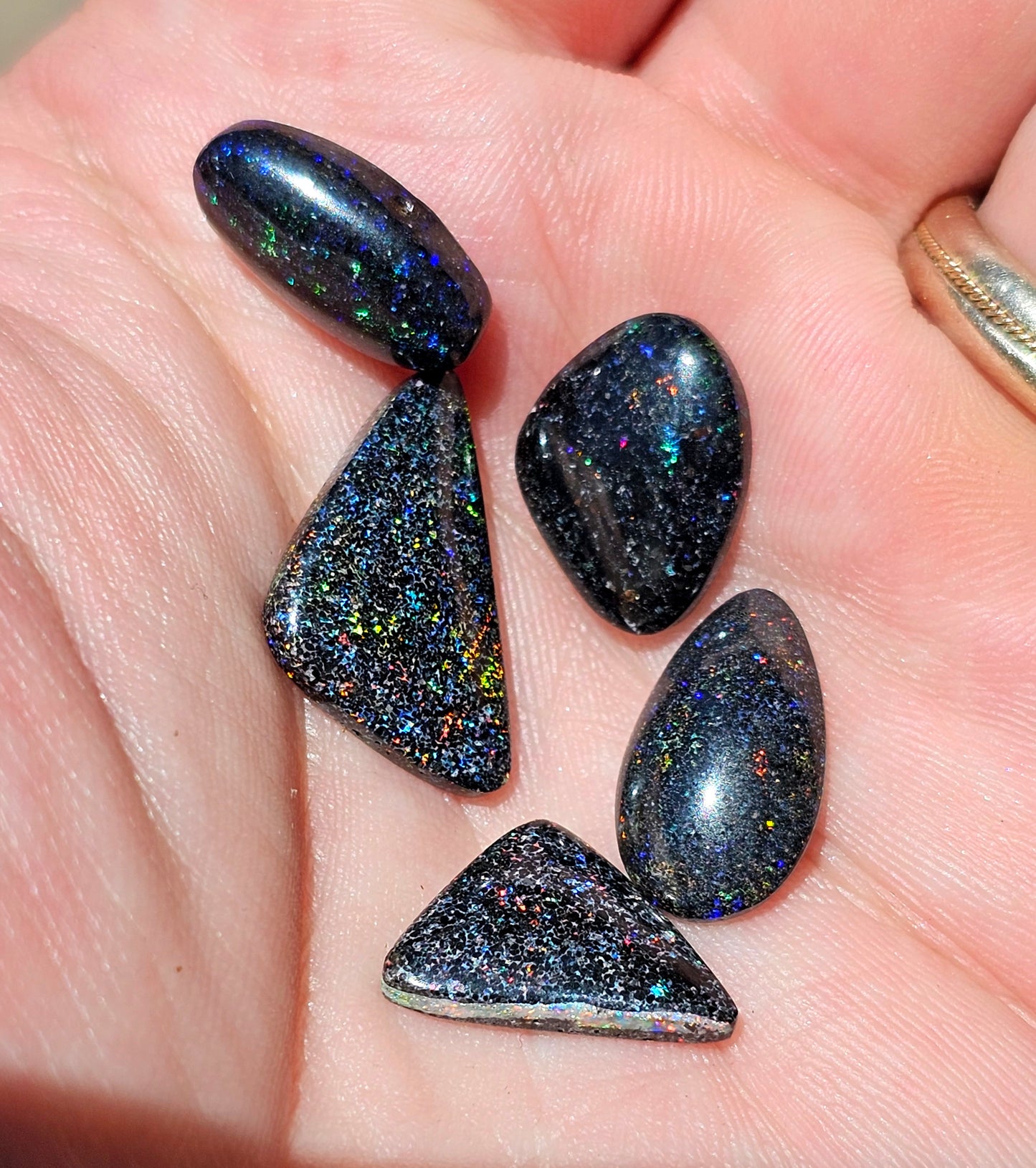 5 x Quality Fairy Boulder Opal 20cts Parcel (QF7)