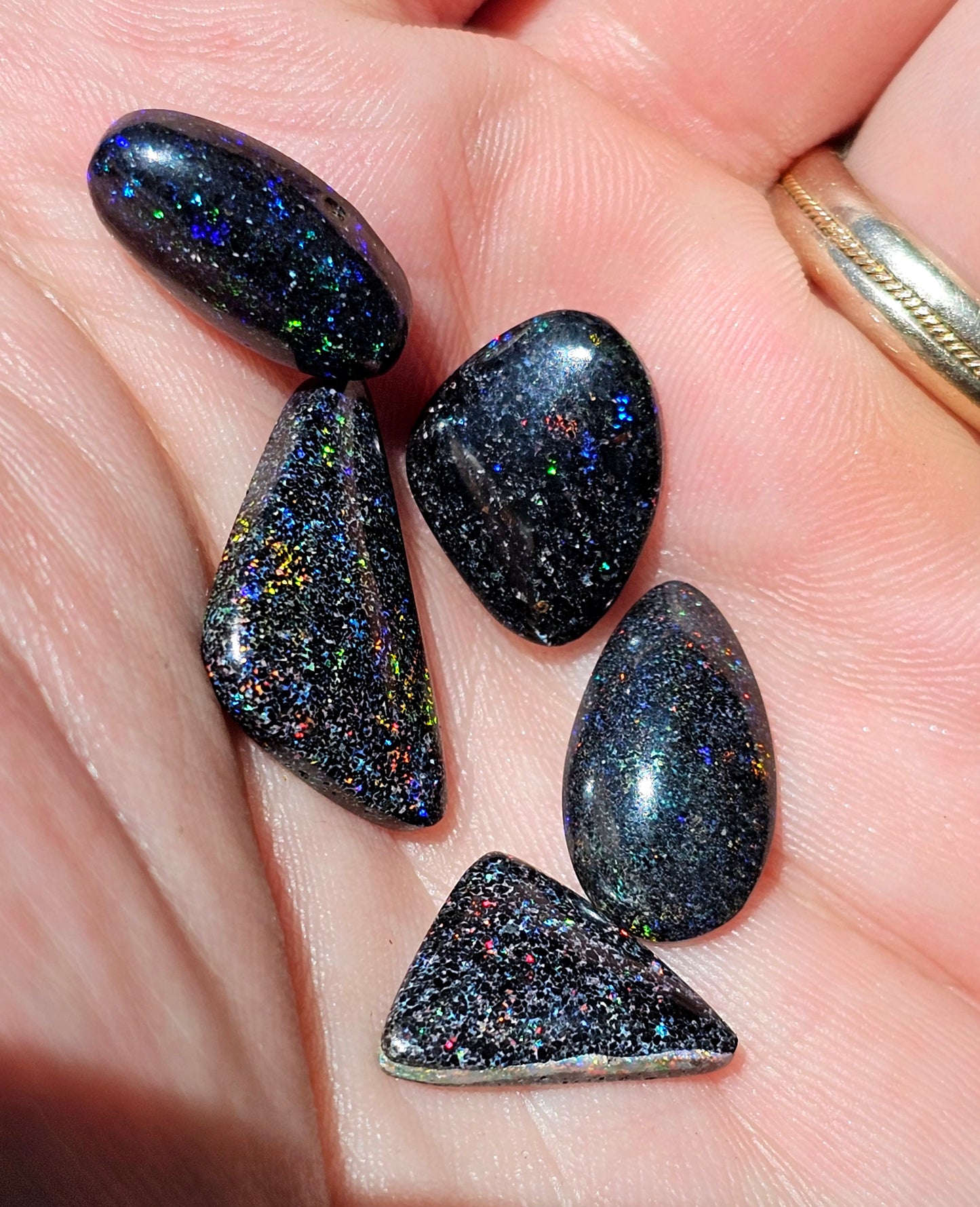 5 x Quality Fairy Boulder Opal 20cts Parcel (QF7)