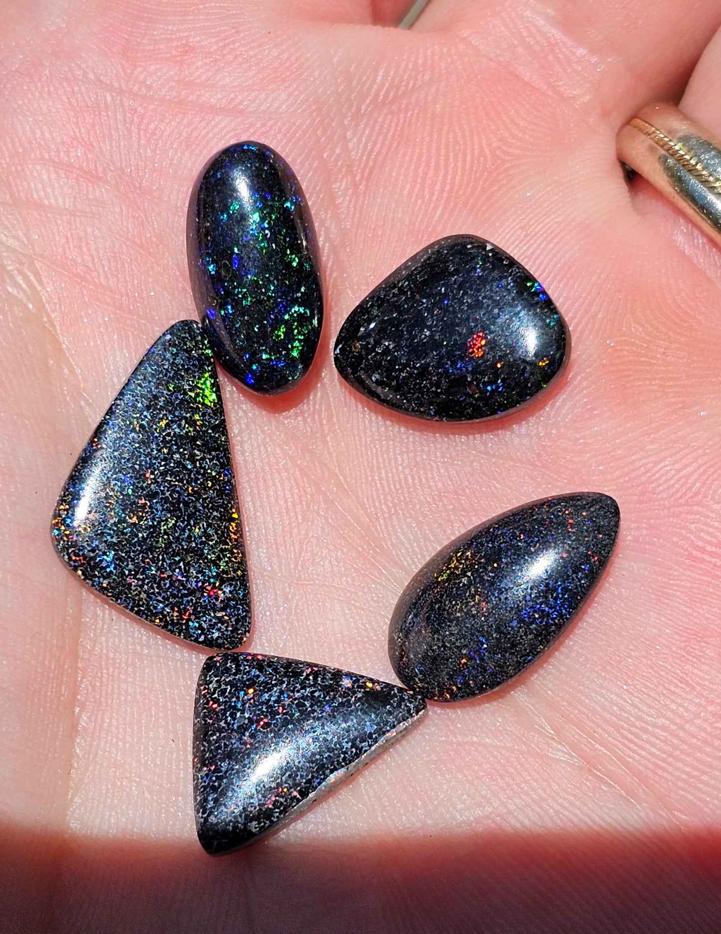 5 x Quality Fairy Boulder Opal 20cts Parcel (QF7)