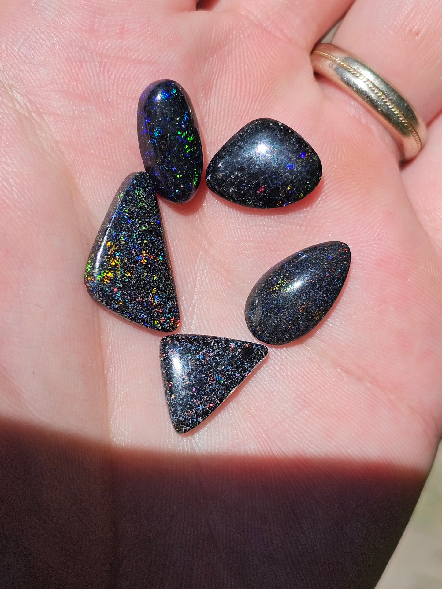 5 x Quality Fairy Boulder Opal 20cts Parcel (QF7)