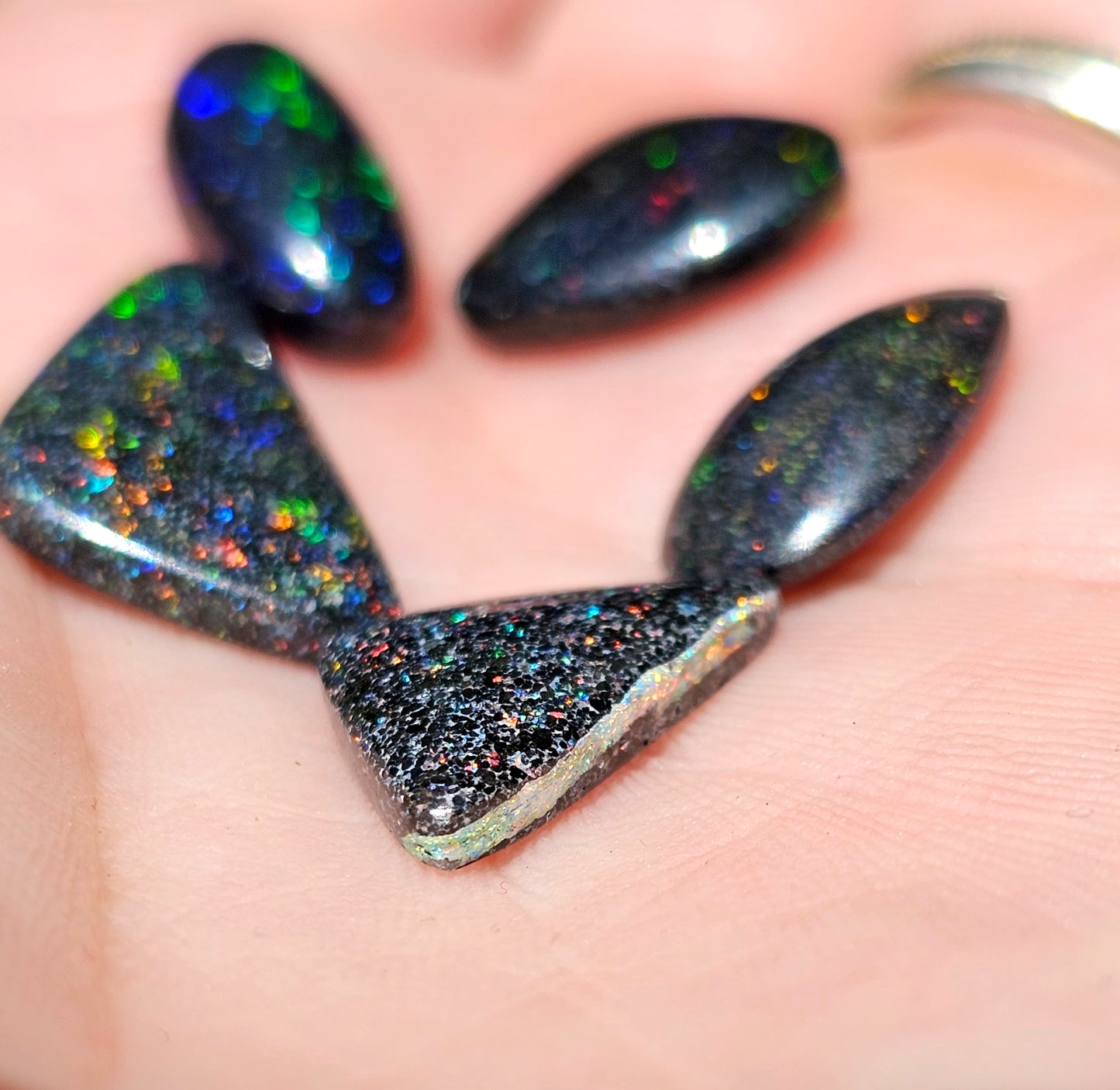 5 x Quality Fairy Boulder Opal 20cts Parcel (QF7)