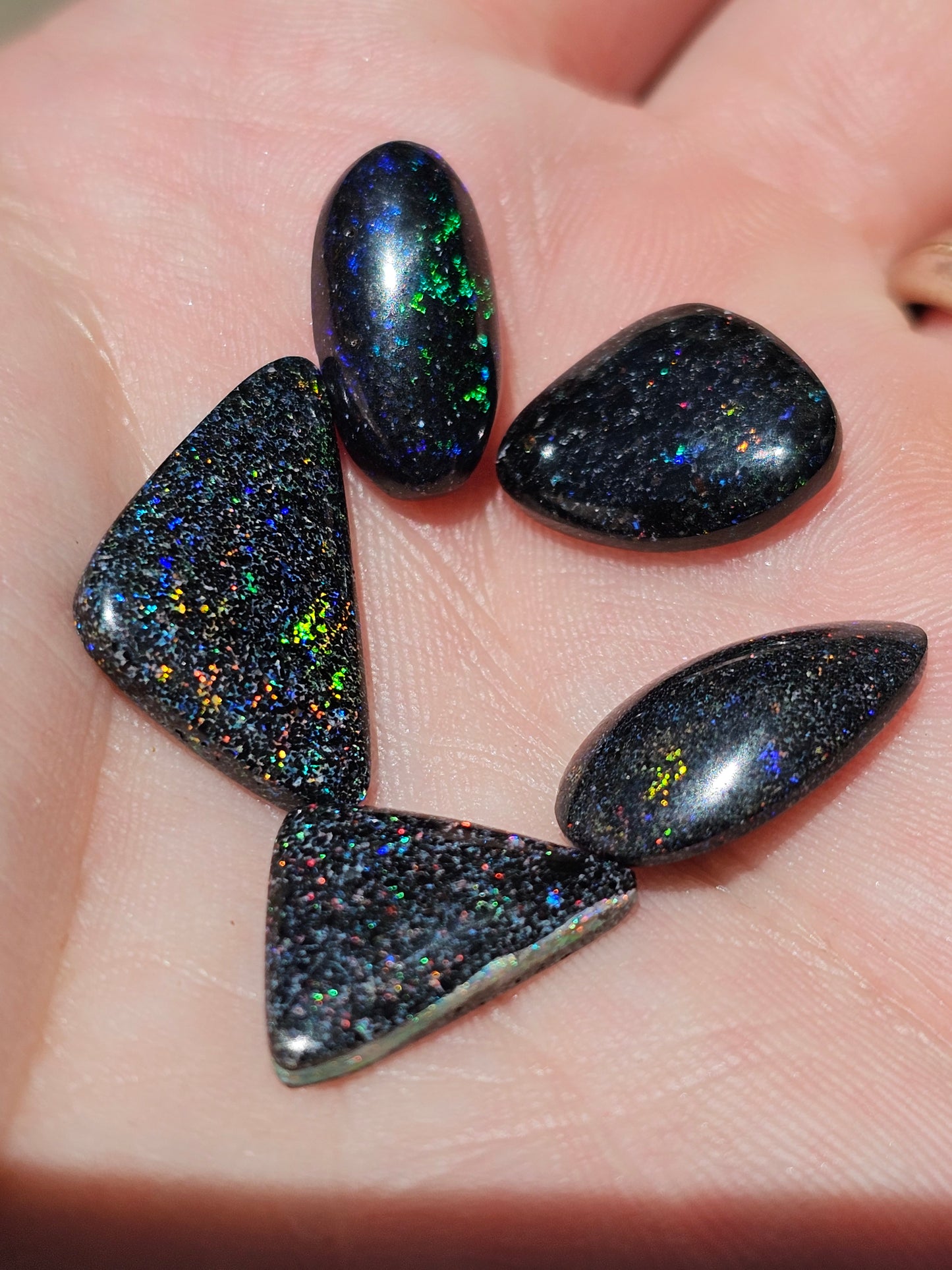 5 x Quality Fairy Boulder Opal 20cts Parcel (QF7)