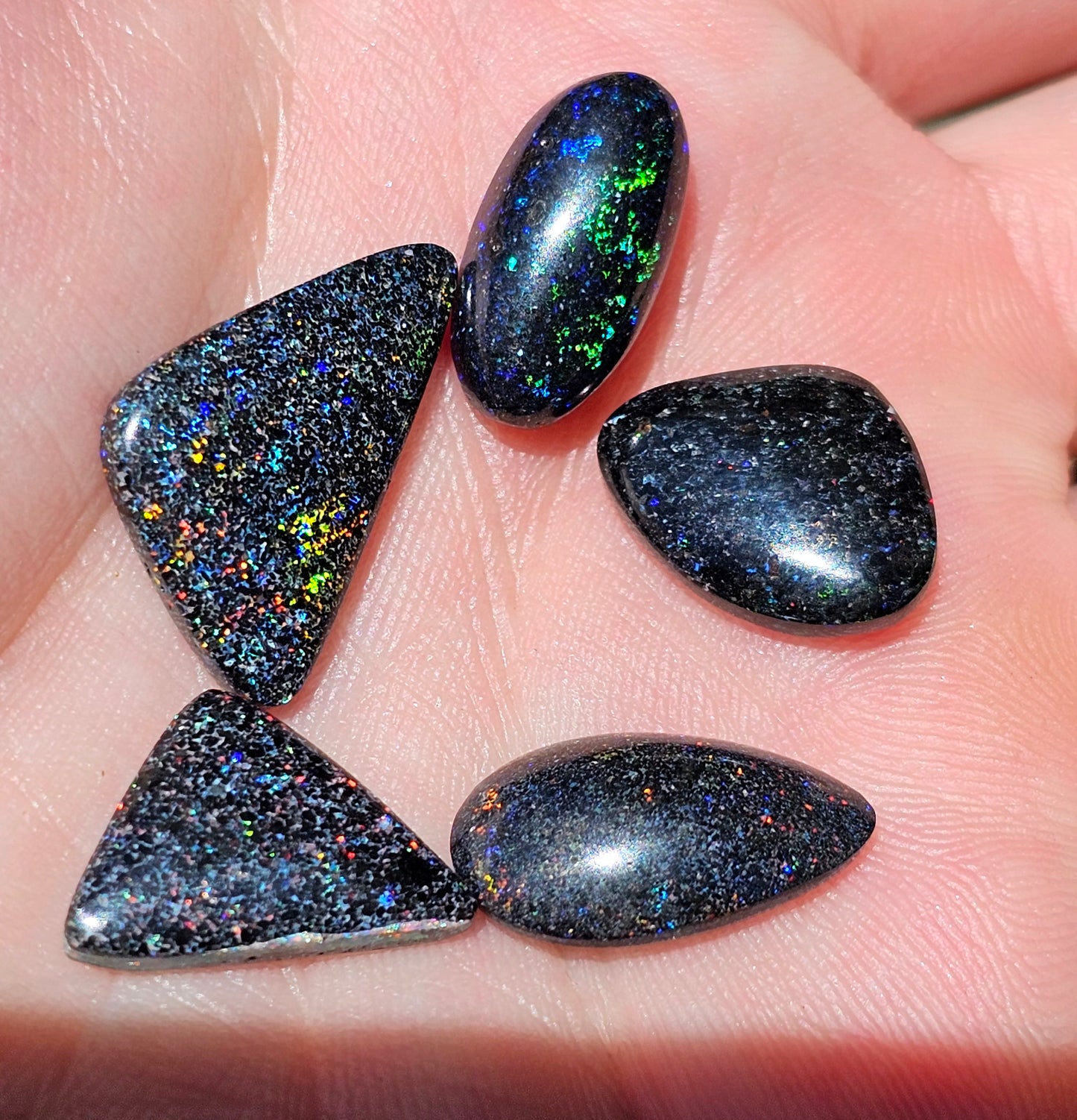 5 x Quality Fairy Boulder Opal 20cts Parcel (QF7)