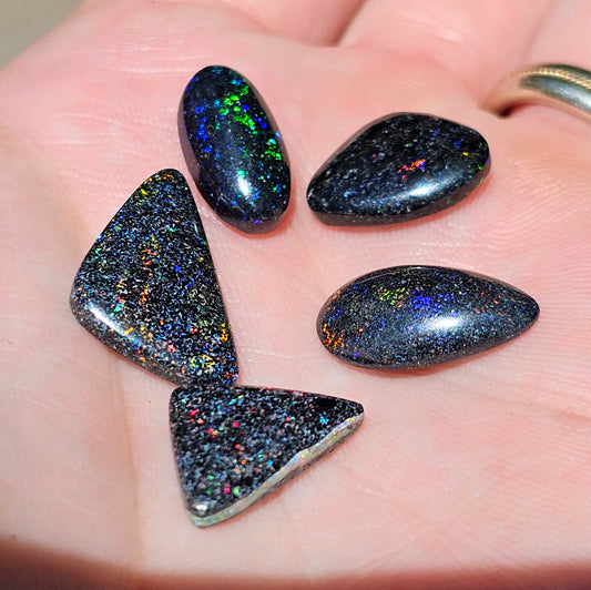 5 x Quality Fairy Boulder Opal 20cts Parcel (QF7)