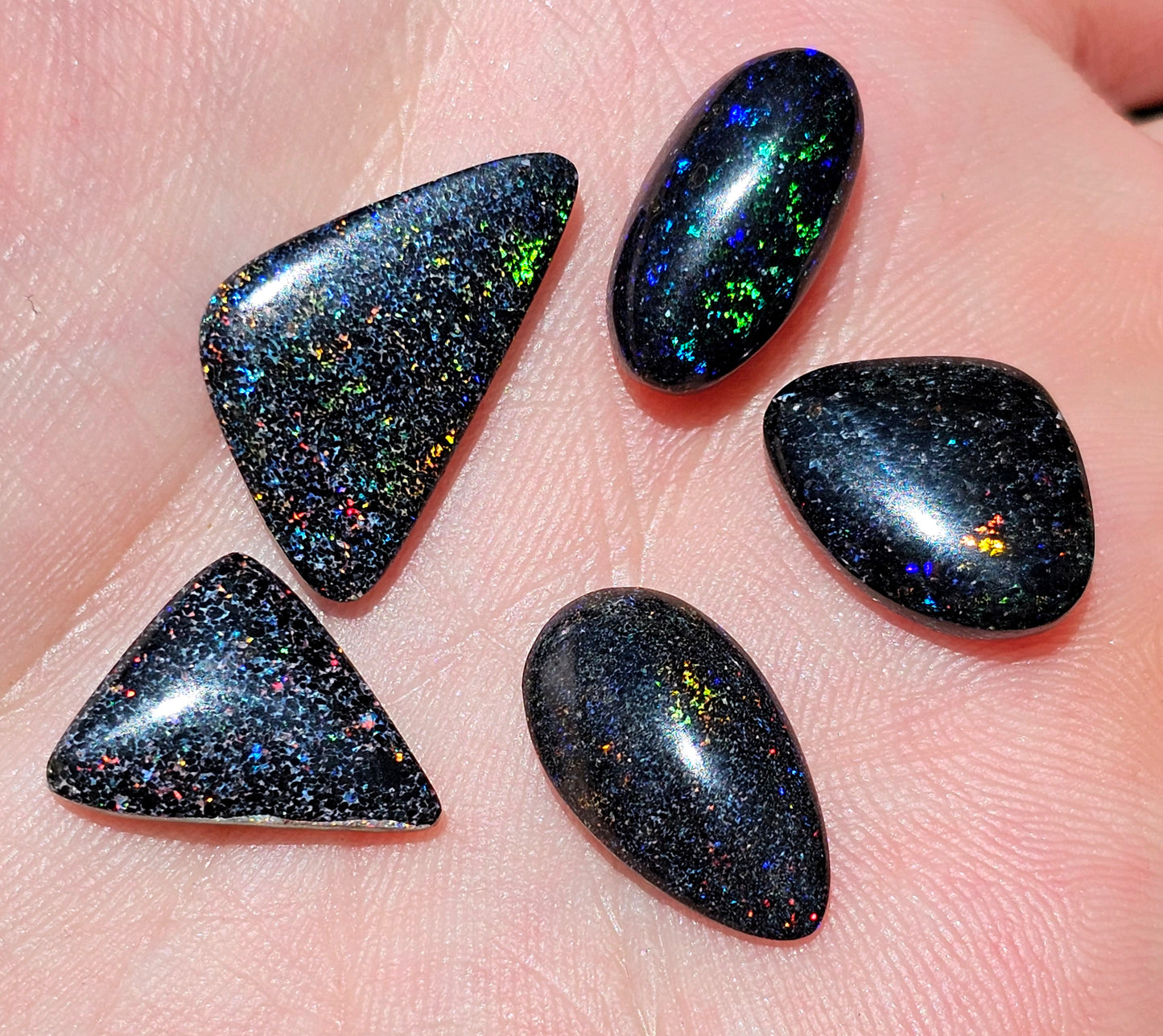 5 x Quality Fairy Boulder Opal 20cts Parcel (QF7)